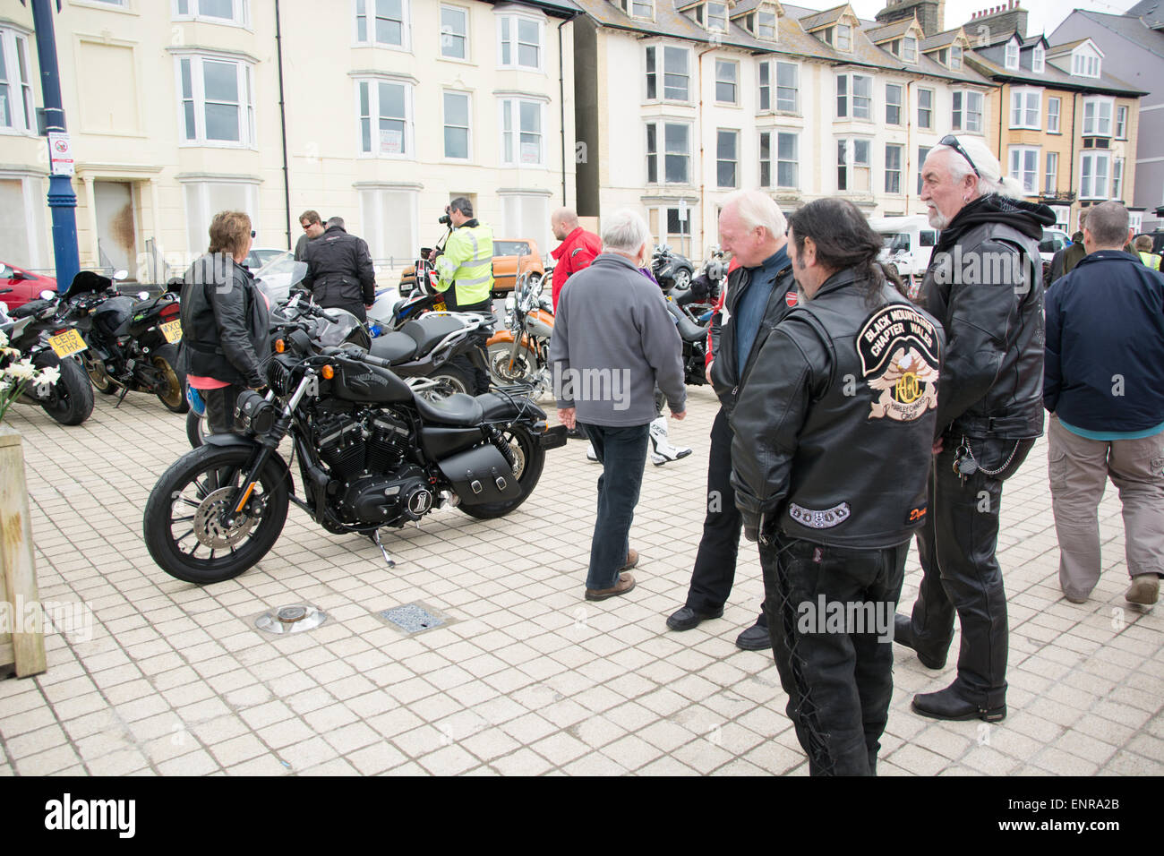 The Black Mountain Harley Davidson Owners Club Stock Photo Alamy