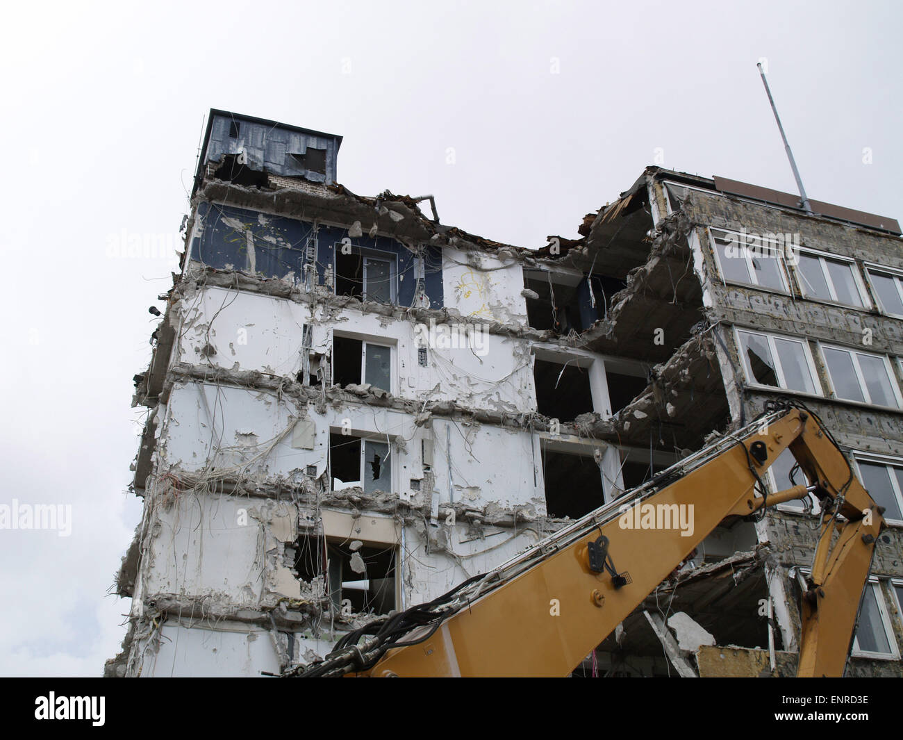 Concrete floor demolition excavator hi-res stock photography and images ...