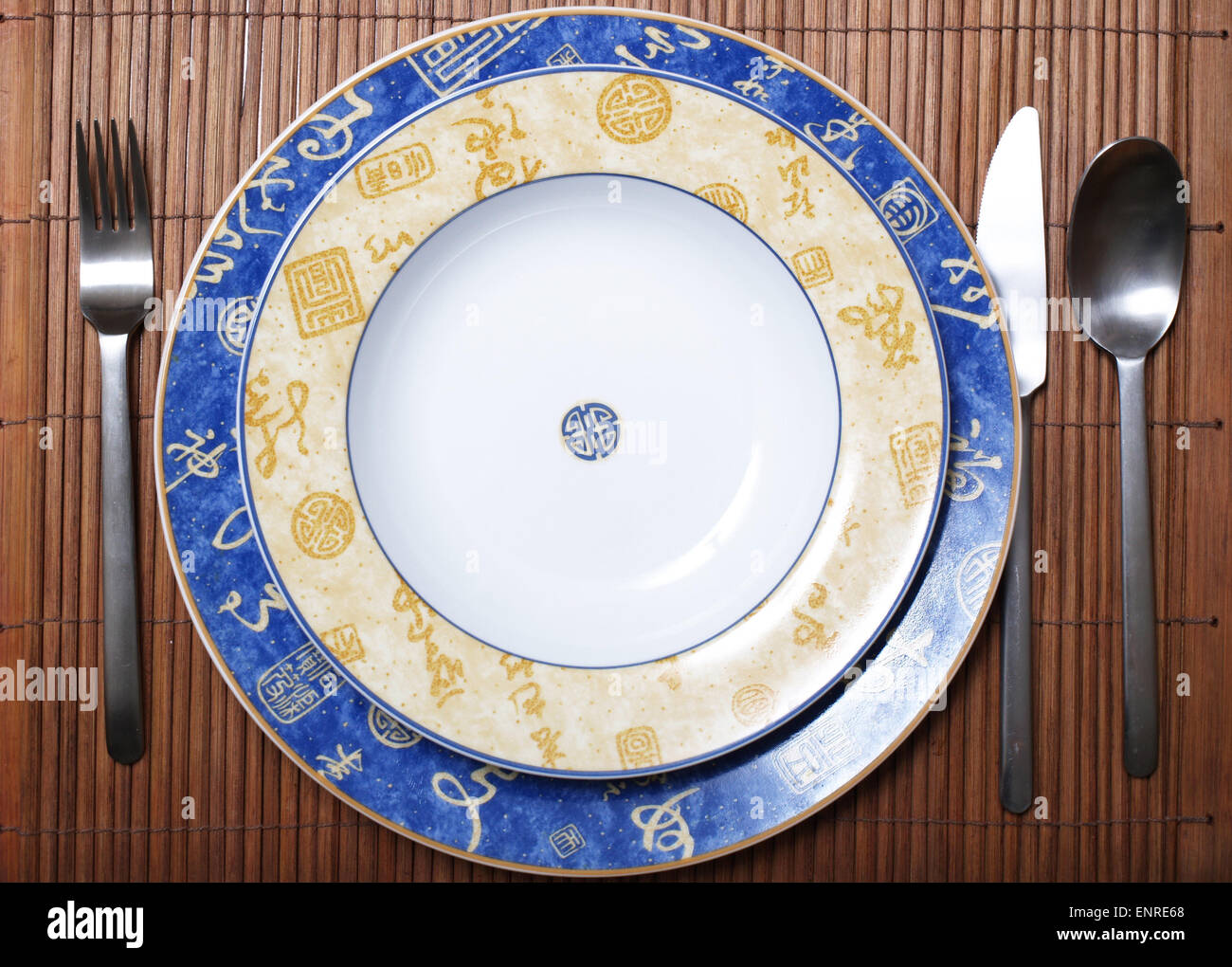 Chinese style dishes on white Stock Photo Alamy