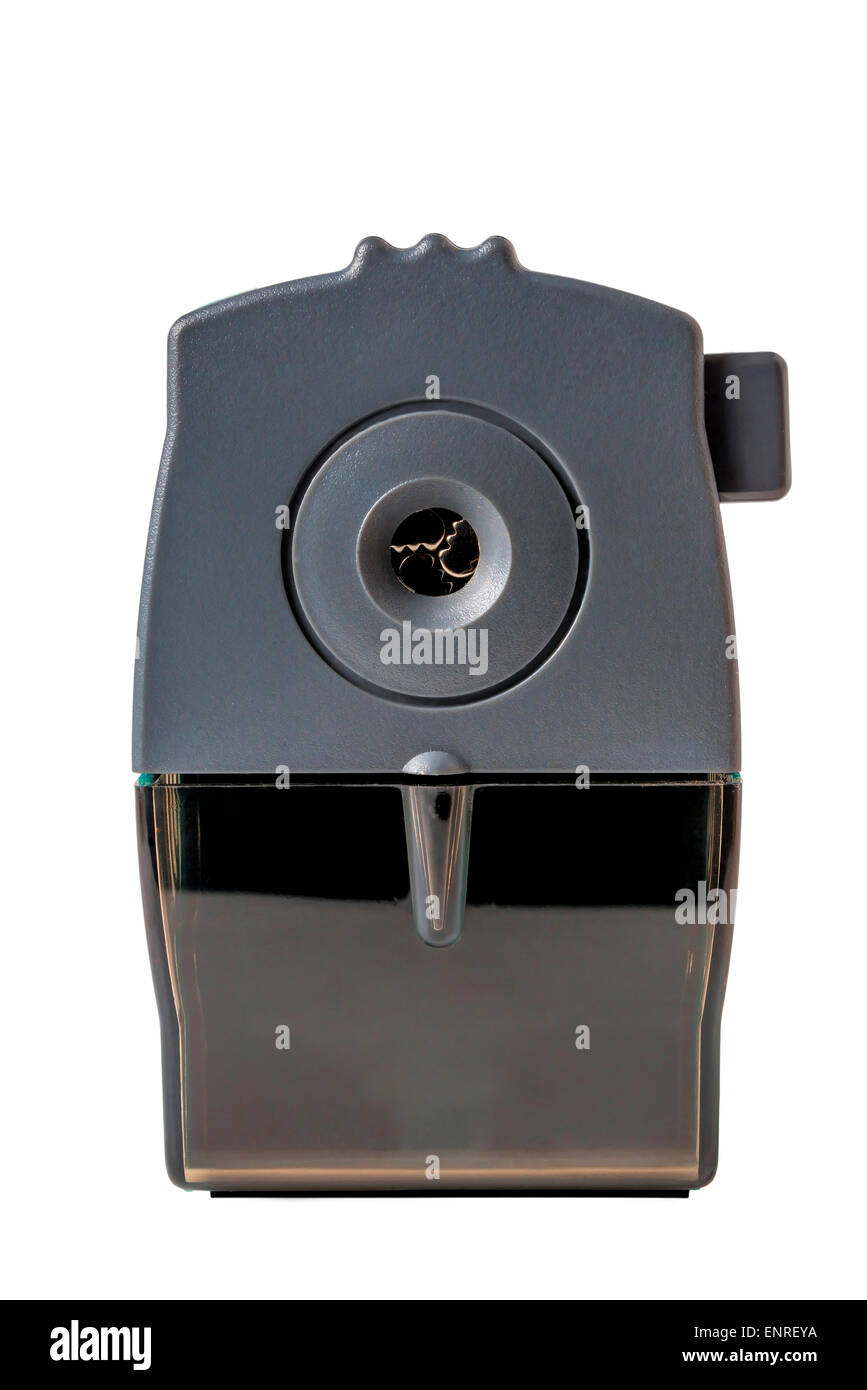 mechanical pencil sharpener isolated closeup Stock Photo Alamy