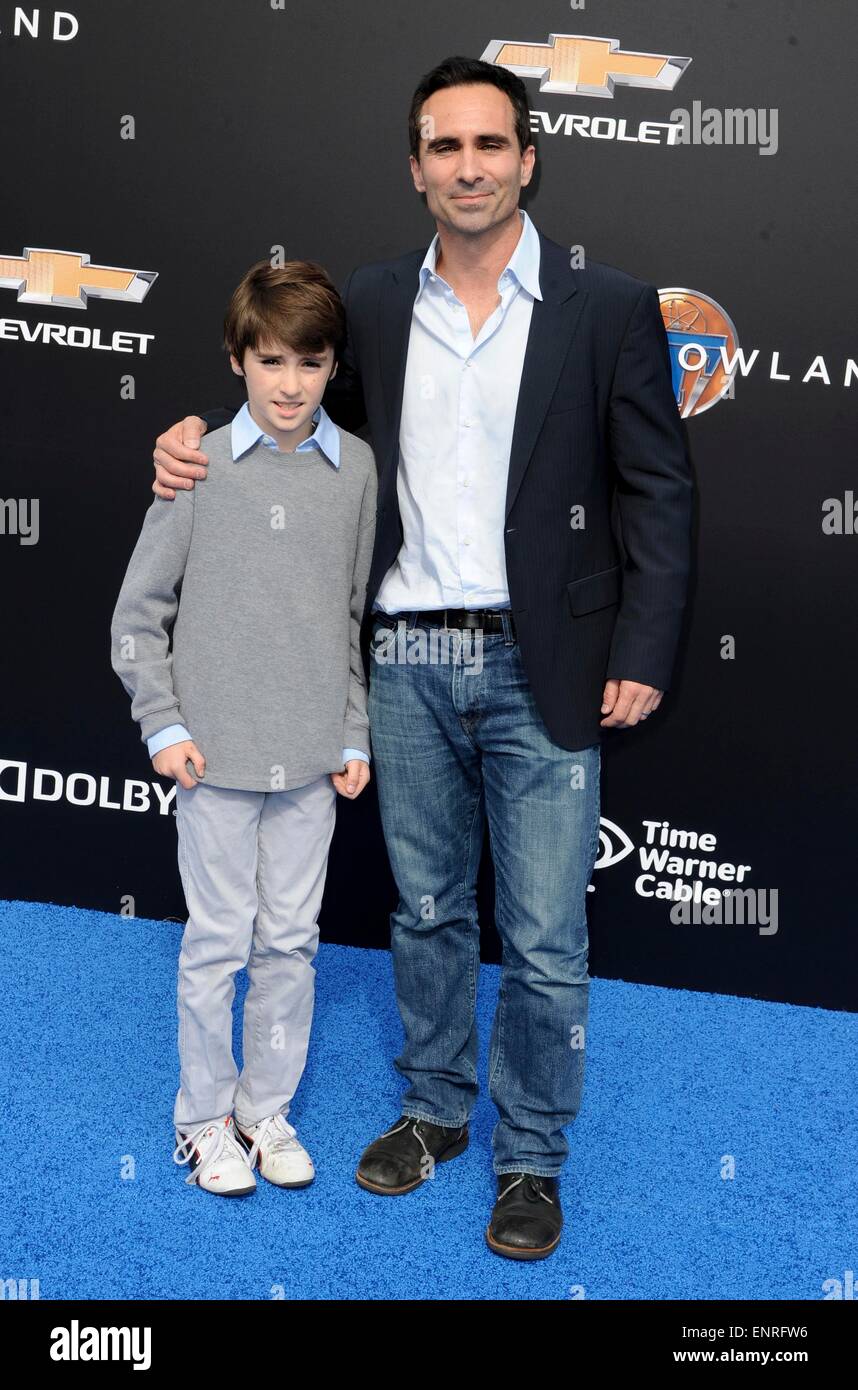 Nestor Carbonell Tomorrowland Film Premiere 09/05/2015 Anaheim Stock