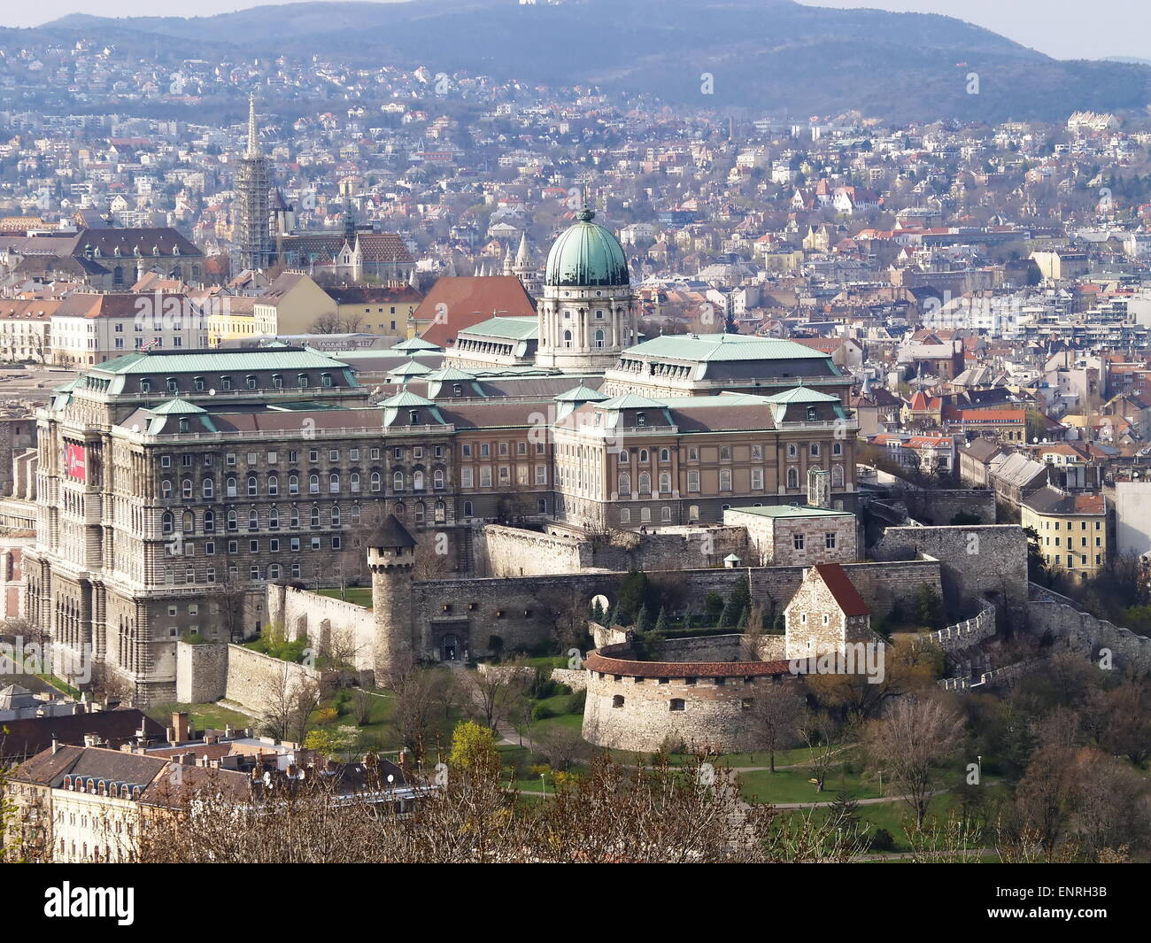 Castle of Budapest at daytime Stock Photo - Alamy