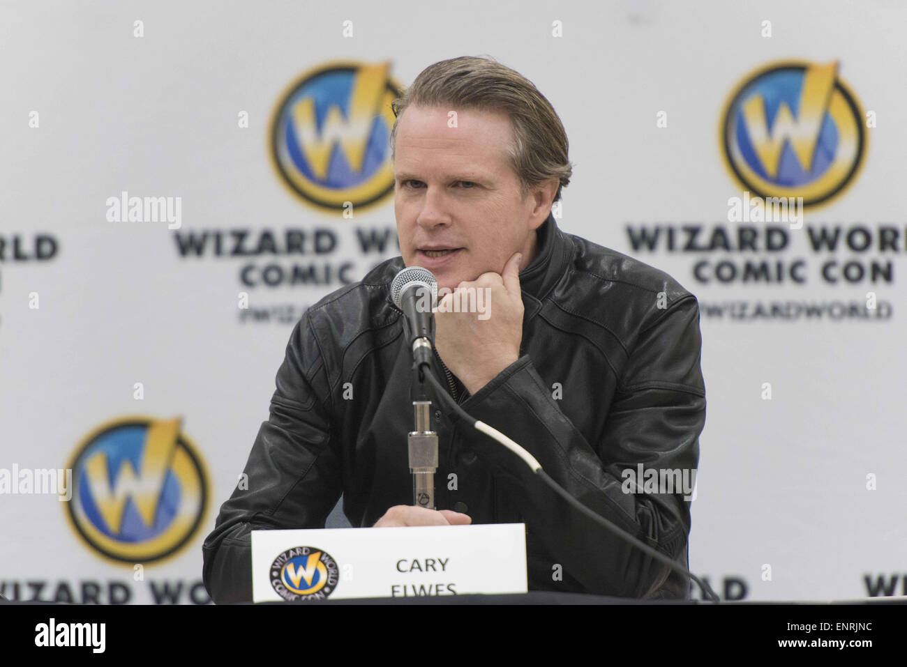 Philadelphia, Pennsylvania, USA. 10th May, 2015. English actor, screenwriter, producer and best-selling author, CARY ELWES, known for his roles in The Princess Bride, Robin Hood: Men in Tights, Days of Thunder, Bram Stoker's Dracula, Hot Shots!, during a presser at Wizard World Comic Con convention. © Ricky Fitchett/ZUMA Wire/Alamy Live News Stock Photo