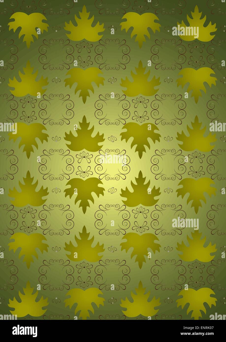 Seamless background leaves of green grapes Stock Vector Image & Art - Alamy