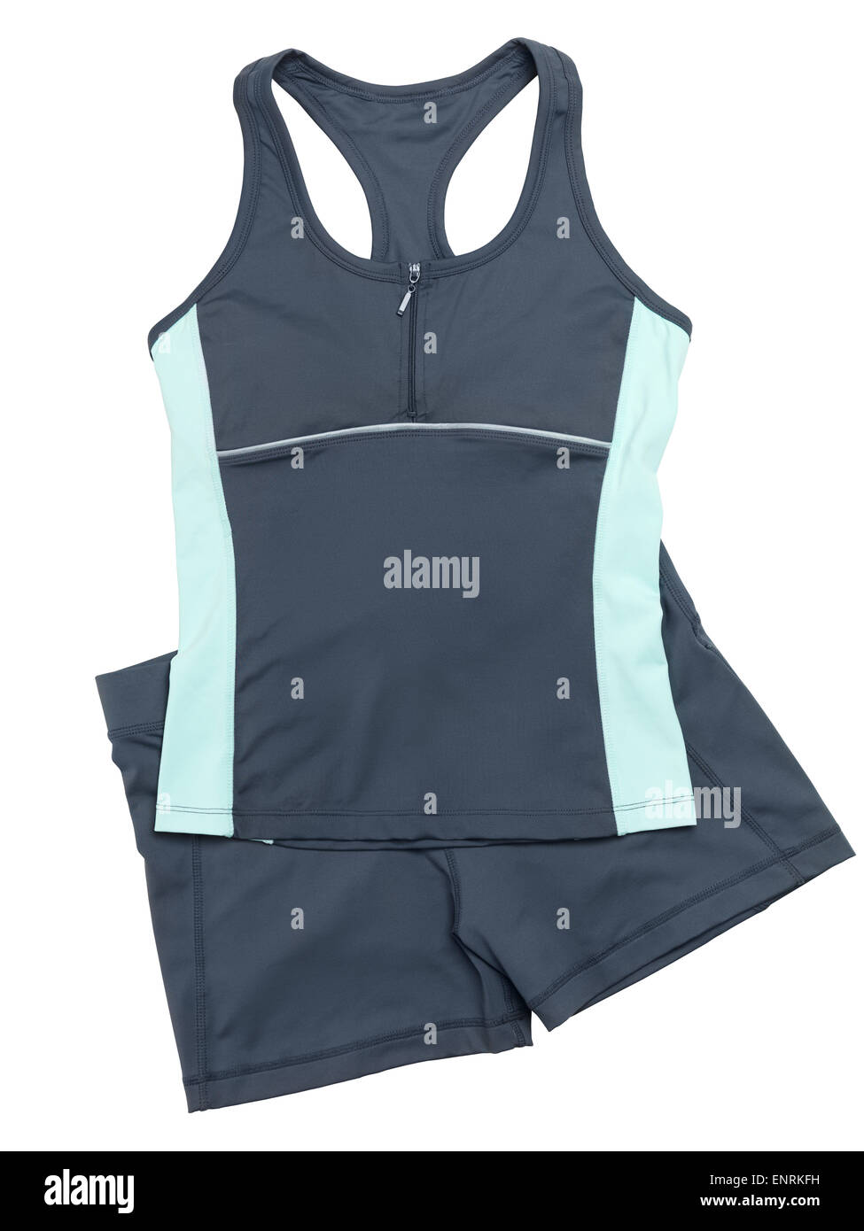 Lined Athletic Shorts - Gray main image 1