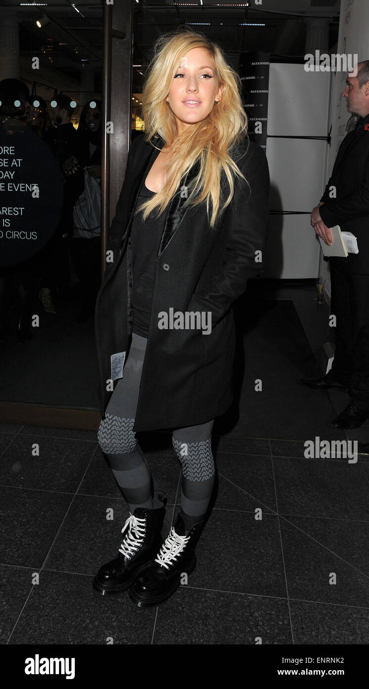 Alexander Wang X H M Vip Launch Party In London Outside Arrivals Featuring Ellie Goulding Where London United Kingdom When 05 Nov 14 Stock Photo Alamy