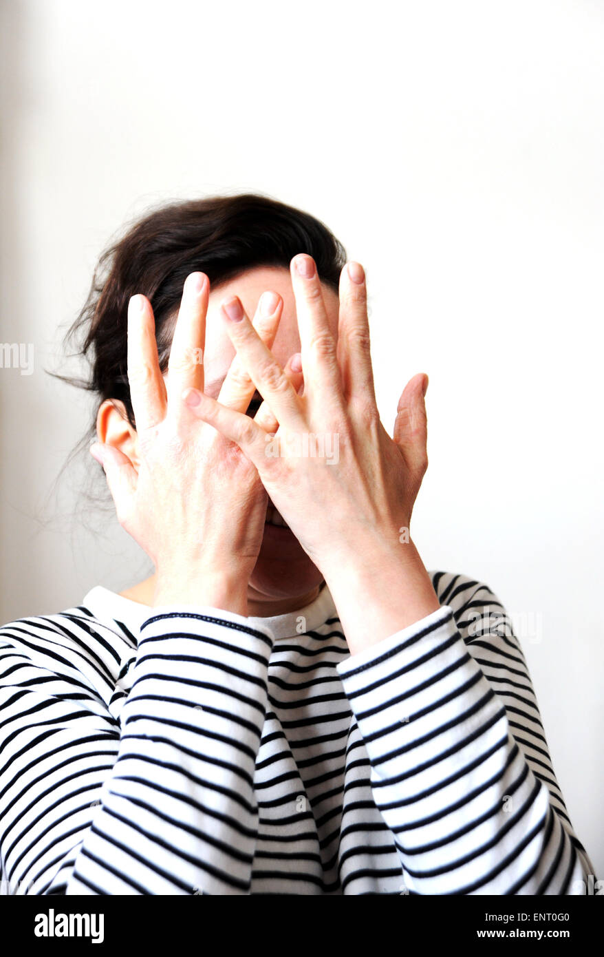 Woman no face quirky hi-res stock photography and images - Alamy