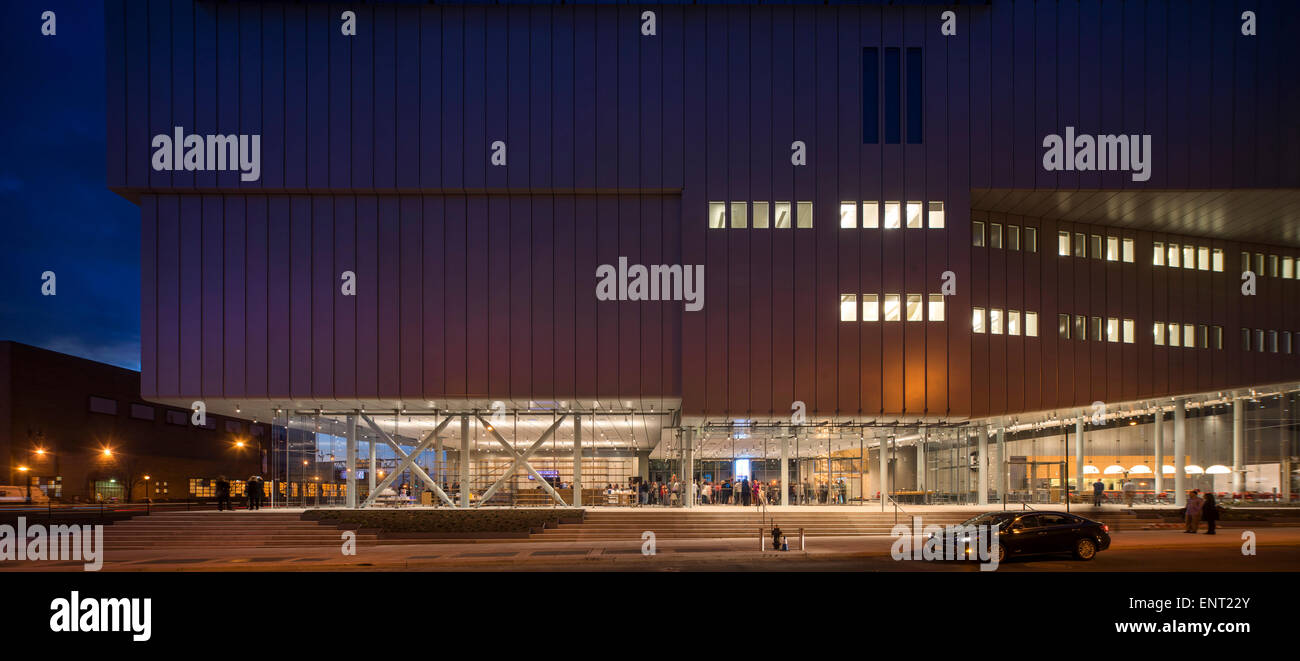 Whitney Museum of American Art, New York, United States. Architect: Renzo Piano Building Workshop, 2015. Stock Photo