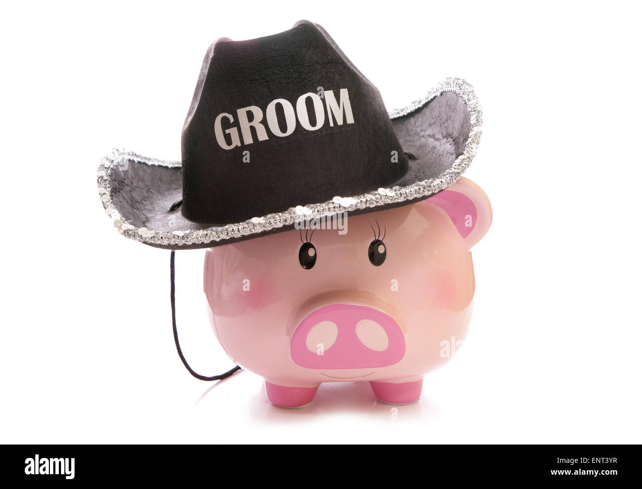 stag party piggy bank cutout Stock Photo