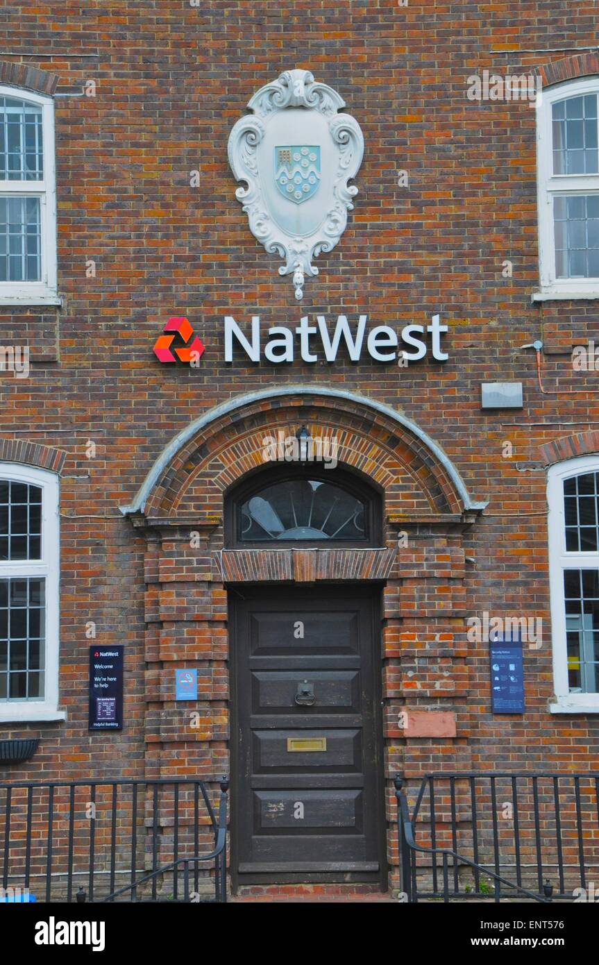 National Westminster Bank Nat West Pulborough Sussex Stock Photo