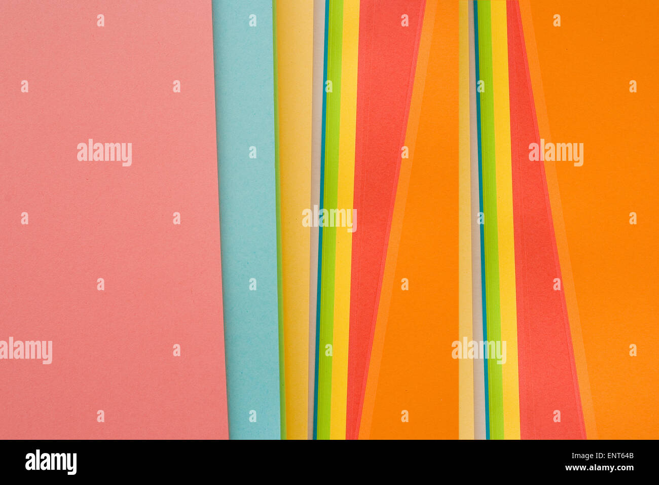 colored stripes paper design Stock Photo