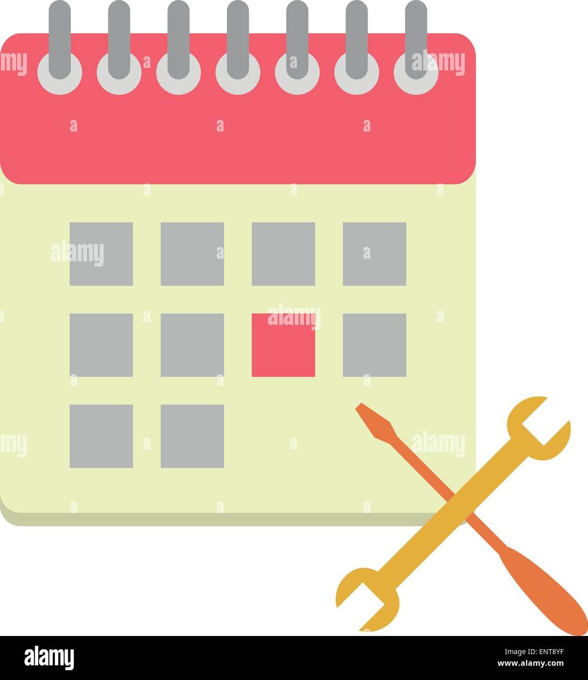 Flat style calendar icon Stock Vector Image & Art - Alamy