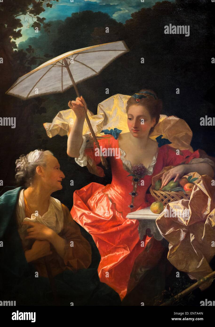 Vertumnus and Pomona Oil on canvas 25/10/2013 - 17th century Collection Stock Photo