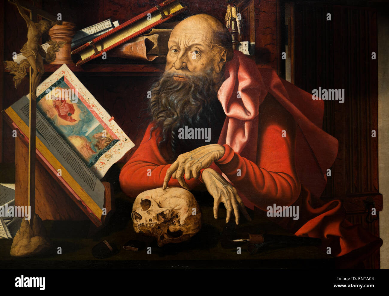 ActiveMuseum 0005956.jpg / St Jerome in his oratorical 05/12/2013  -   / 16th century Collection / Active Museum Stock Photo