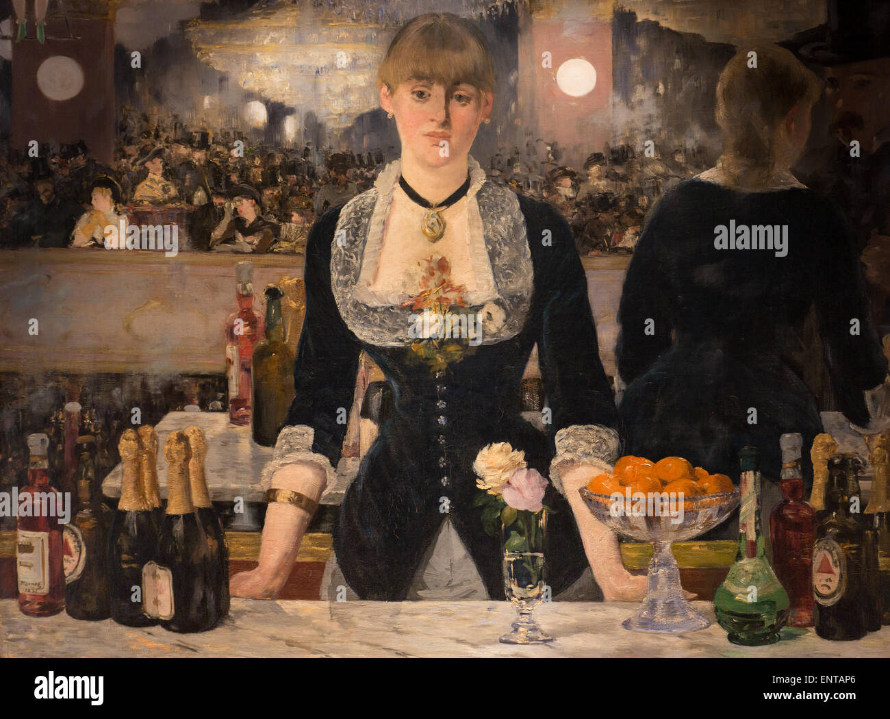 ActiveMuseum 0006321.jpg / A bar at the Folies-Bergere 22/01/2014  -   / 19th century Collection / Active Museum Stock Photo