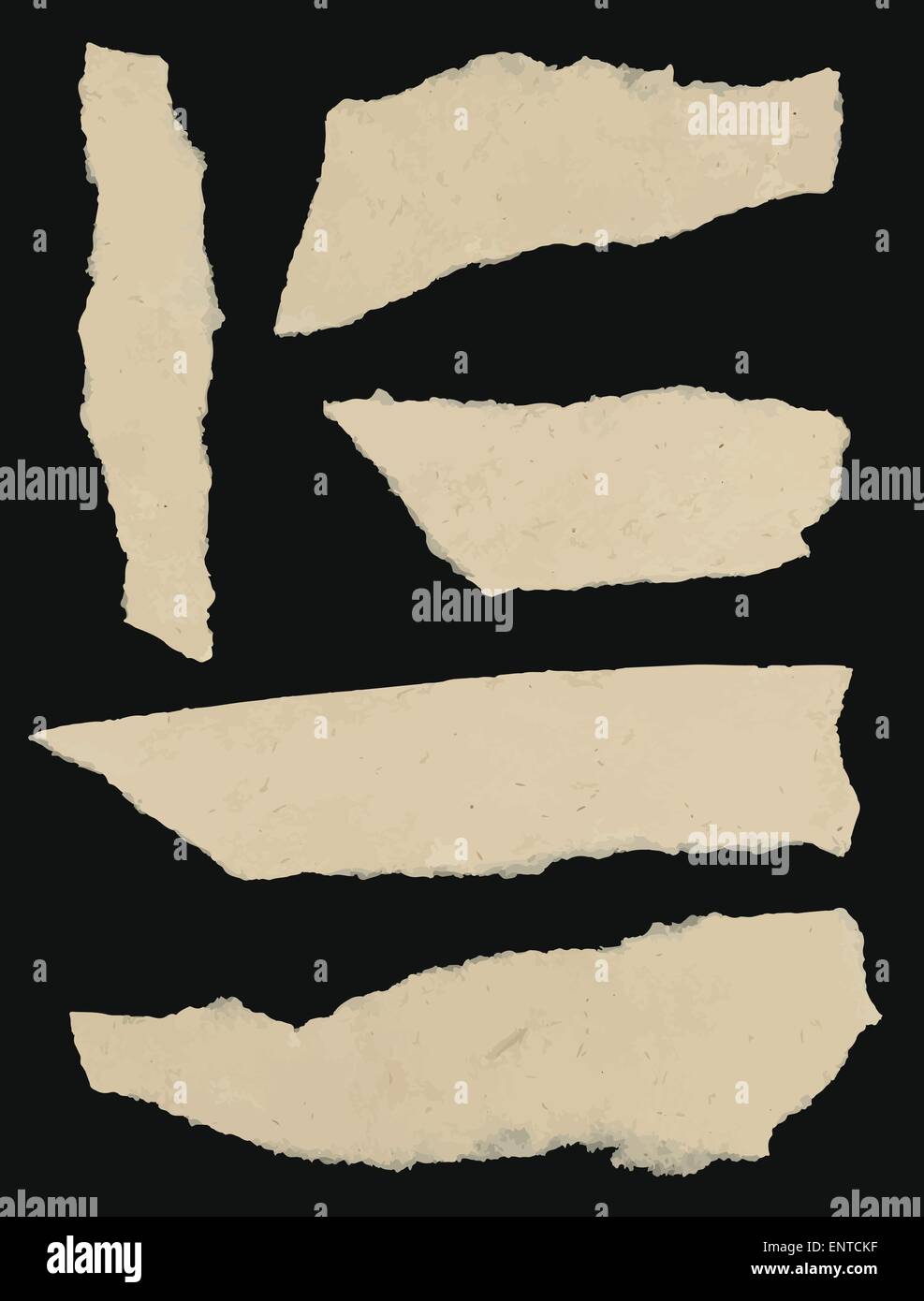 Ripped paper black Stock Vector Images Alamy