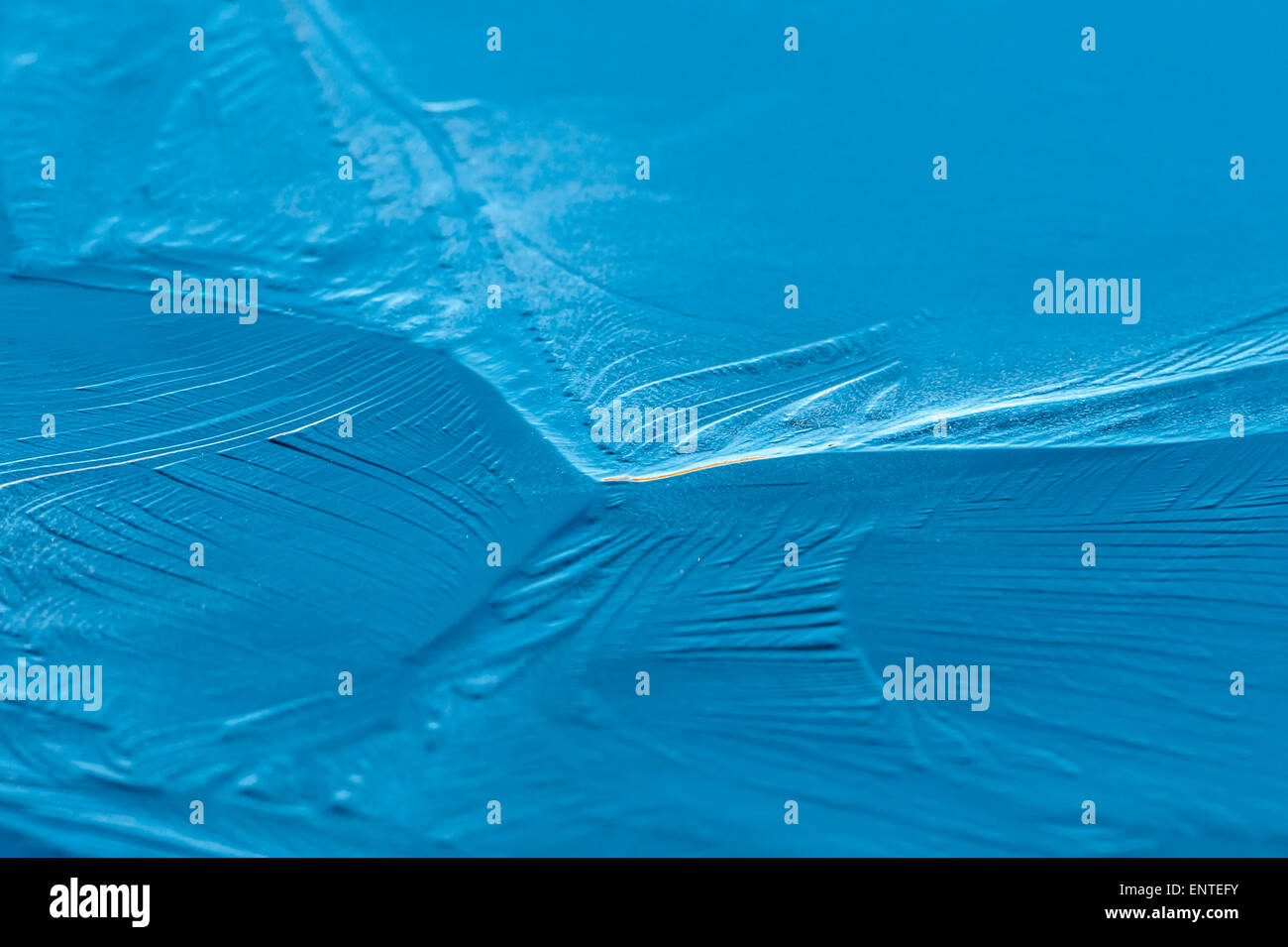 Close up of frozen water on a large pond Stock Photo