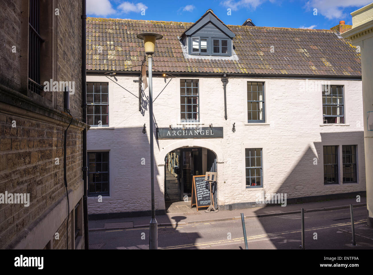 Archangel at Frome in Somerset, England Stock Photo - Alamy