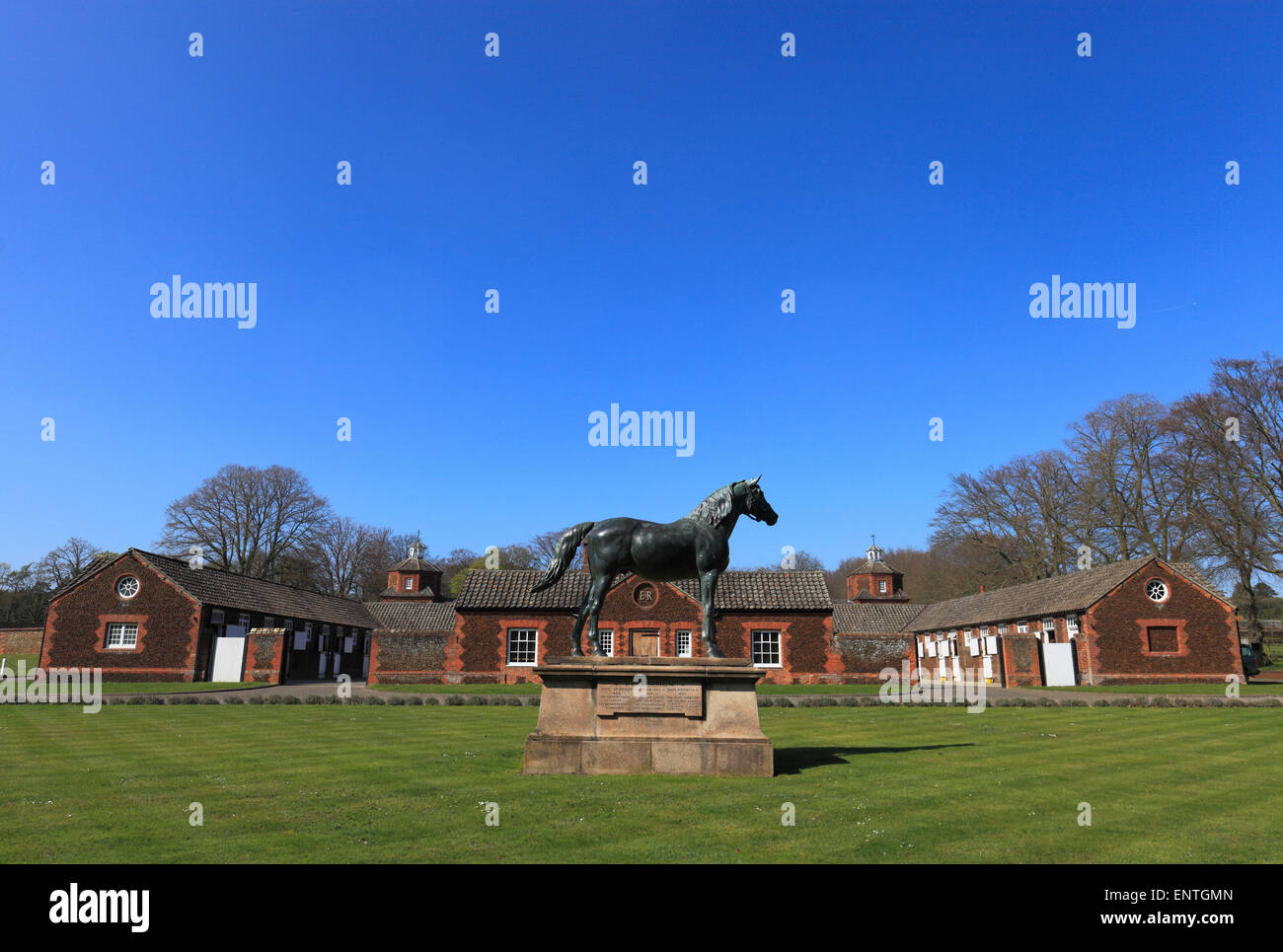 The Sandringham Stud at Sandringham in Norfolk, England, UK Stock Photo