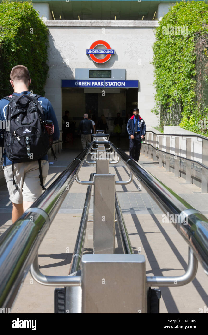 Green Park station entrance Stock Photo Alamy
