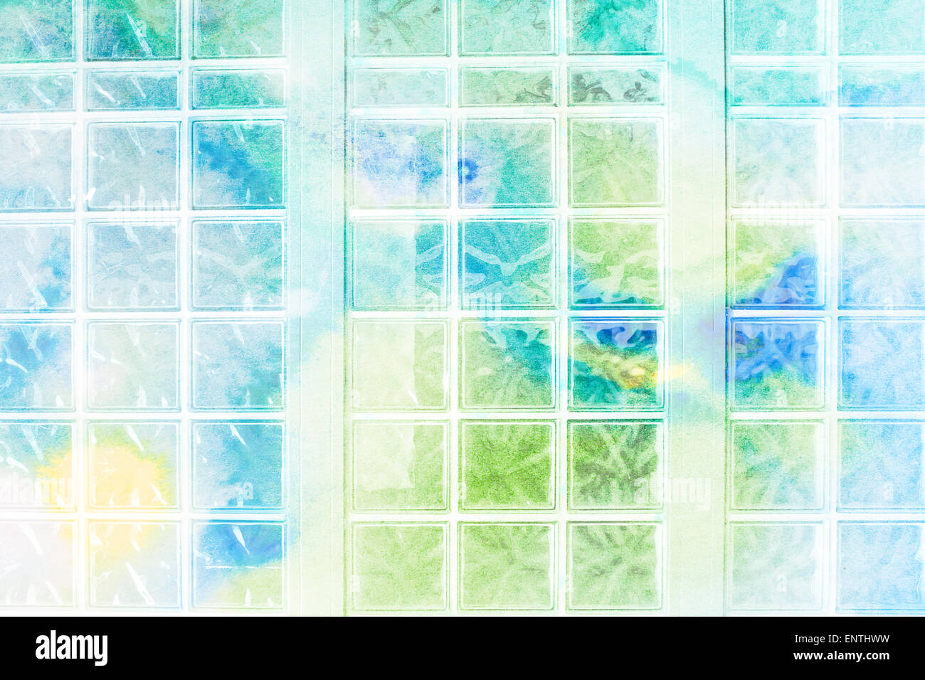 Glass brick wall texture hires stock photography and images Alamy