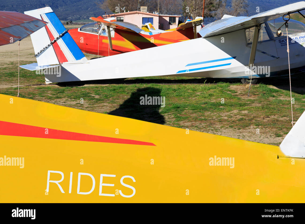 Glider Port in Warner Springs, San Diego County, California, USA Stock