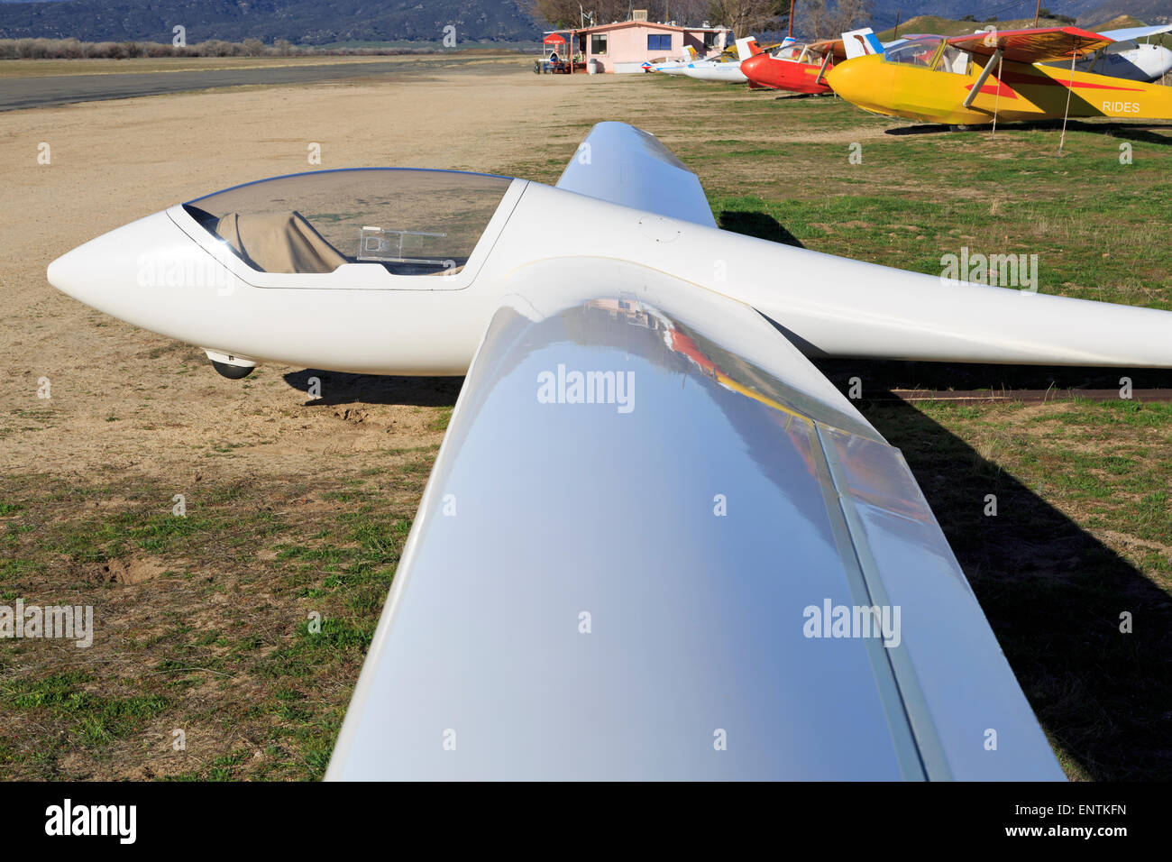 Glider Port in Warner Springs, East County San Diego, California, USA
