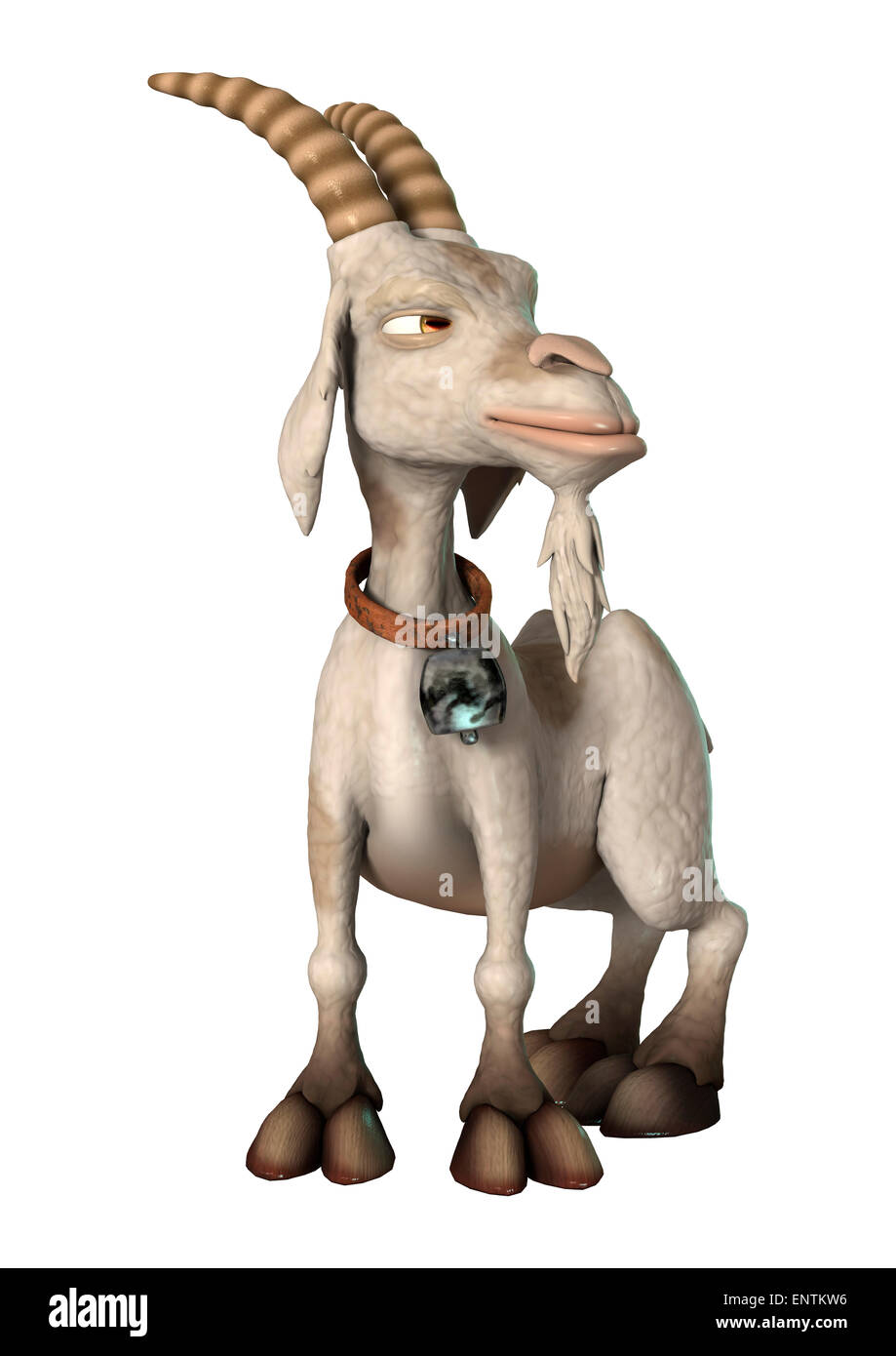 3D digital render of a cartoon goat isolated on white background Stock Photo - Alamy 3D digital render of a cartoon goat isolated on white background Stock Photo - Alamy