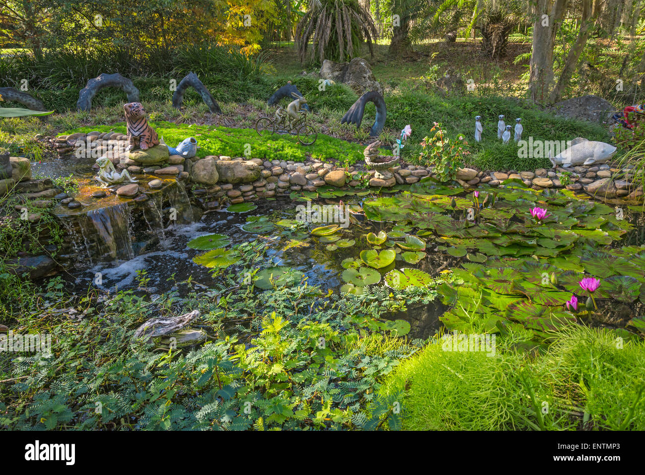 Children's Garden at Kanapaha Botanical Gardens in Gainesville Florida. Stock Photo