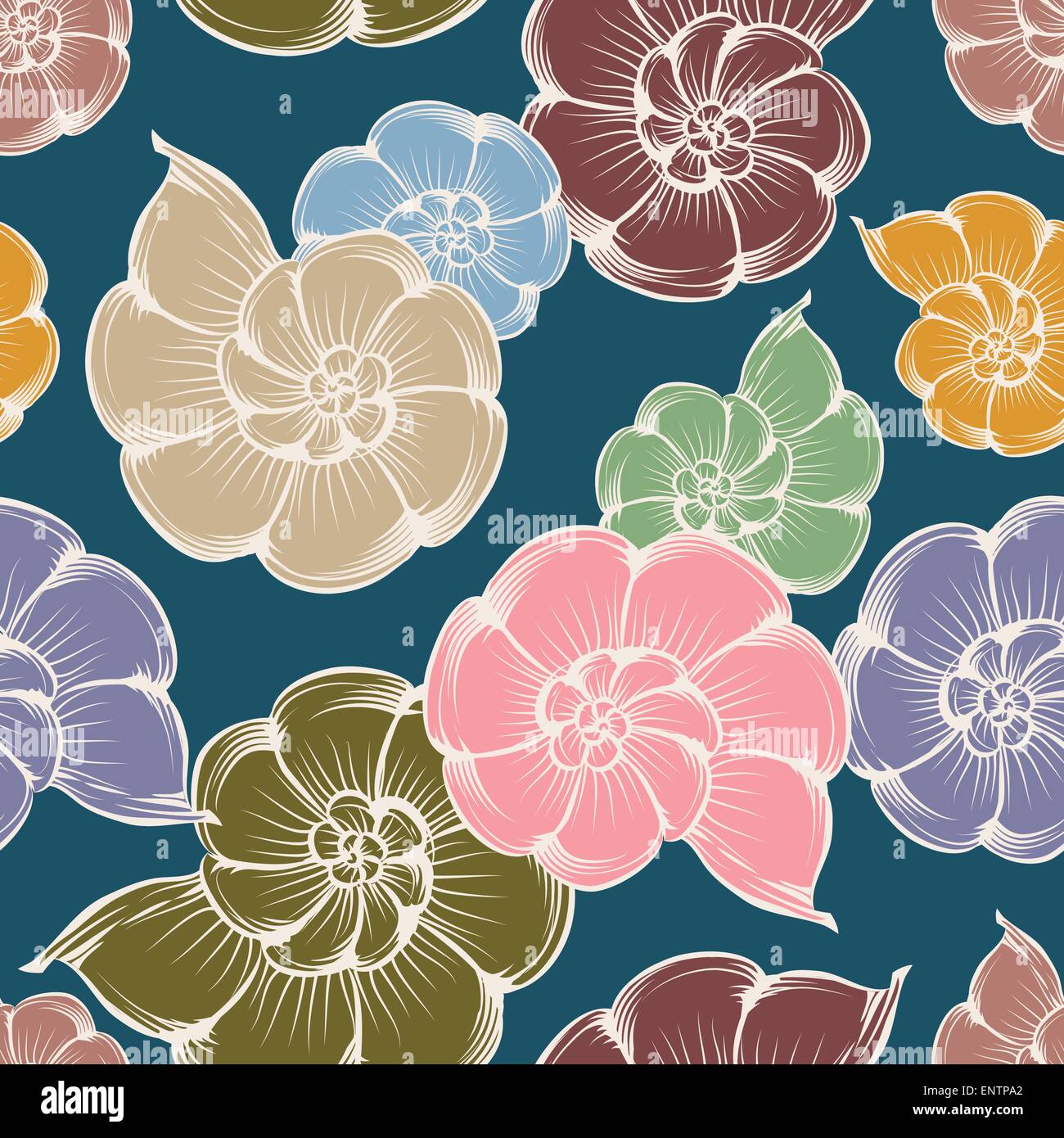 Vector Nautilus Shell Pattern Seamless nautilus shells pattern Stock Vector Image & Art - Alamy