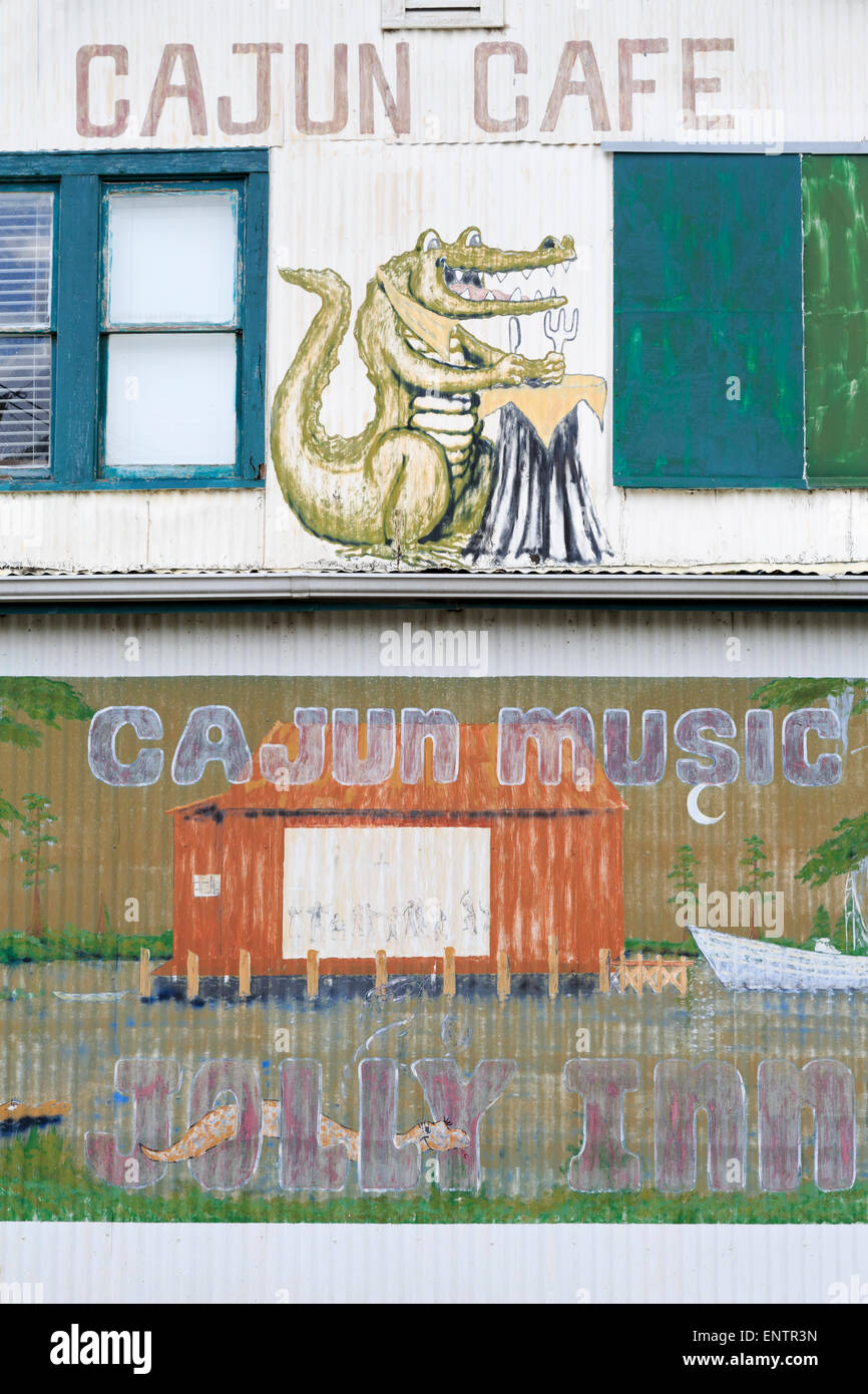 Cajun Cafe, Houma, Louisiana, USA Stock Photo