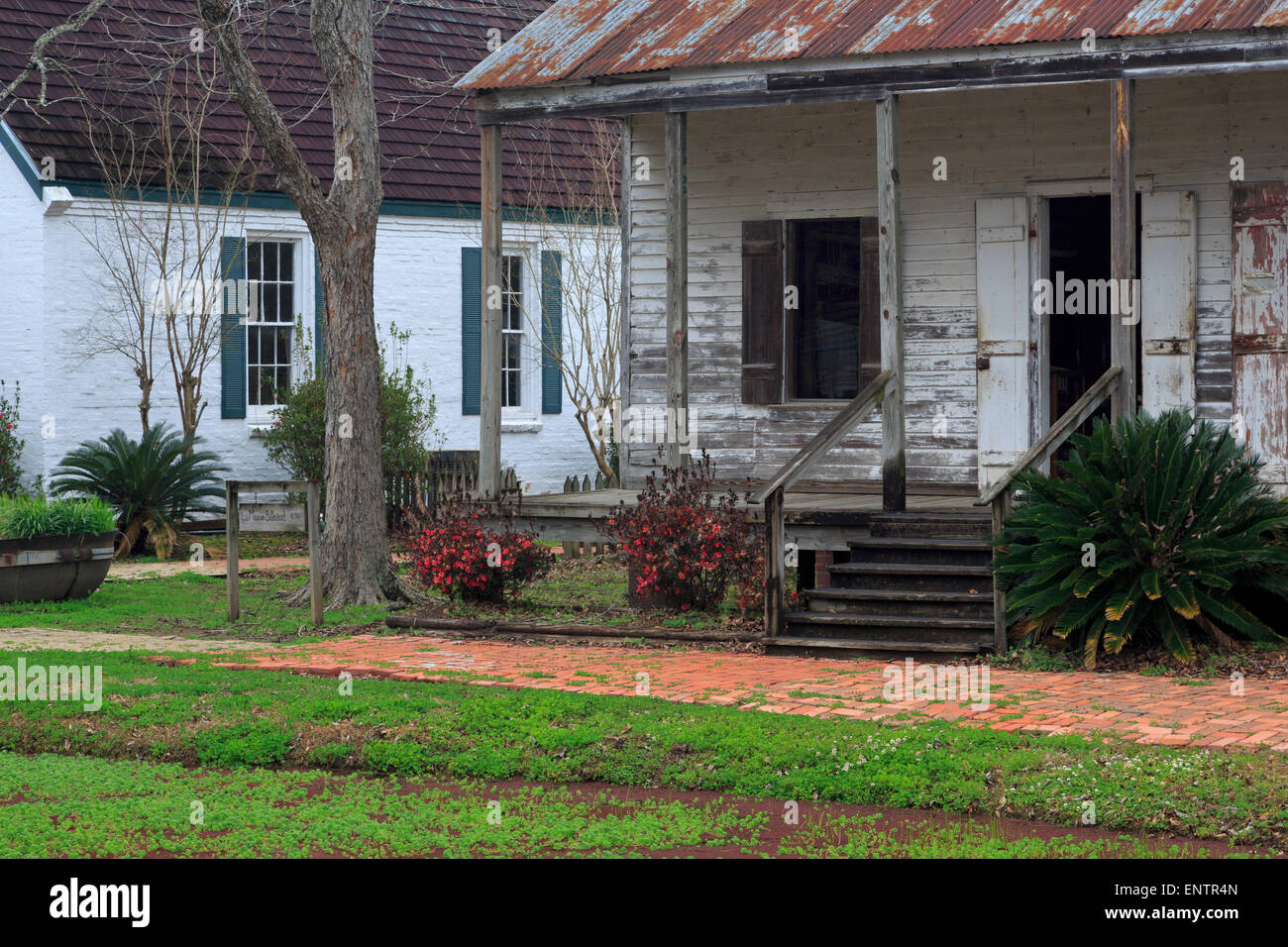 Acadian Village Lafayette Louisiana Usa Stock Photos Acadian
