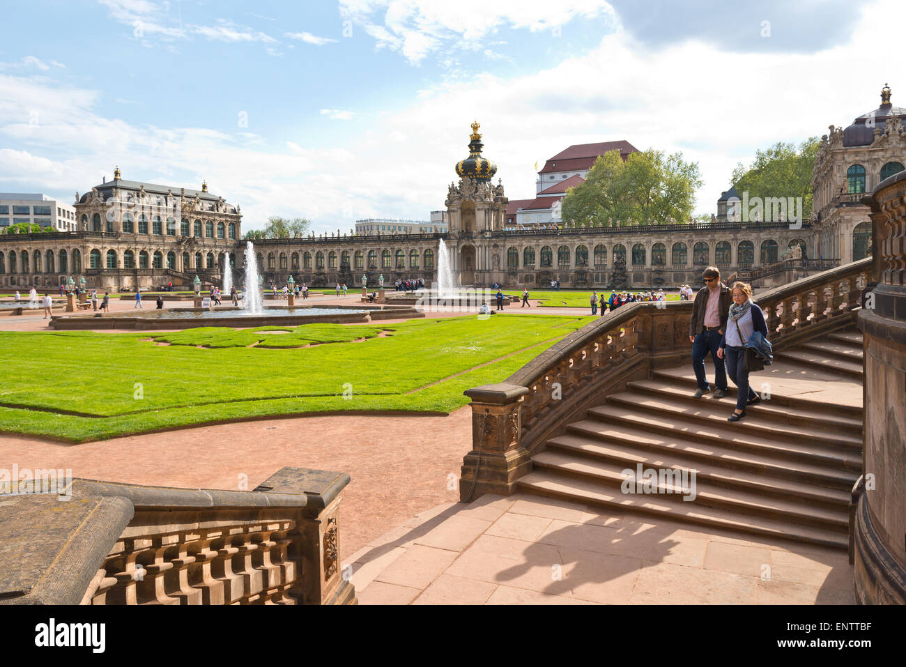 Zwinger in Dresden, Germany Stock Photo