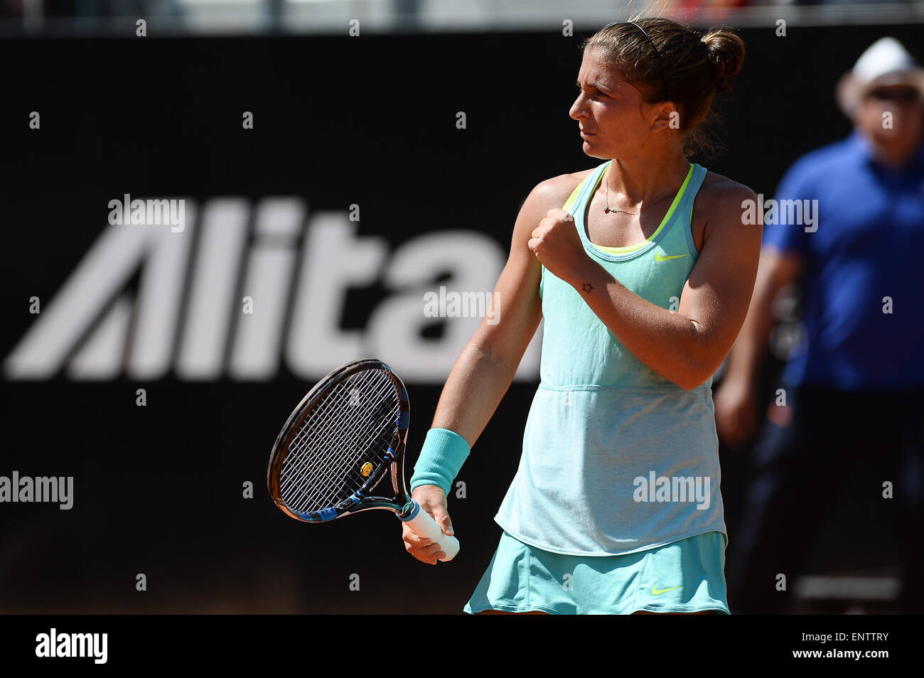 Rome, Italy. 11th May, 2015. BNL Itallian Open Tennis. Sara Errani (Ita) in action against Daniela Hantuchova (Svk Credit: © Action Plus Sports/Alamy Live News  Stock Photo