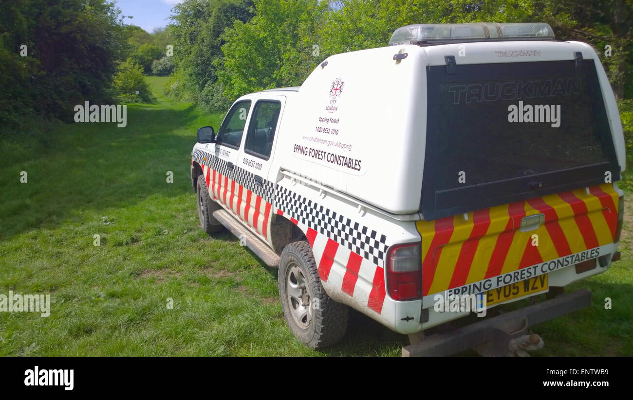 Policing the countryside in Epping Forest by the Epping Forest Constables Stock Photo