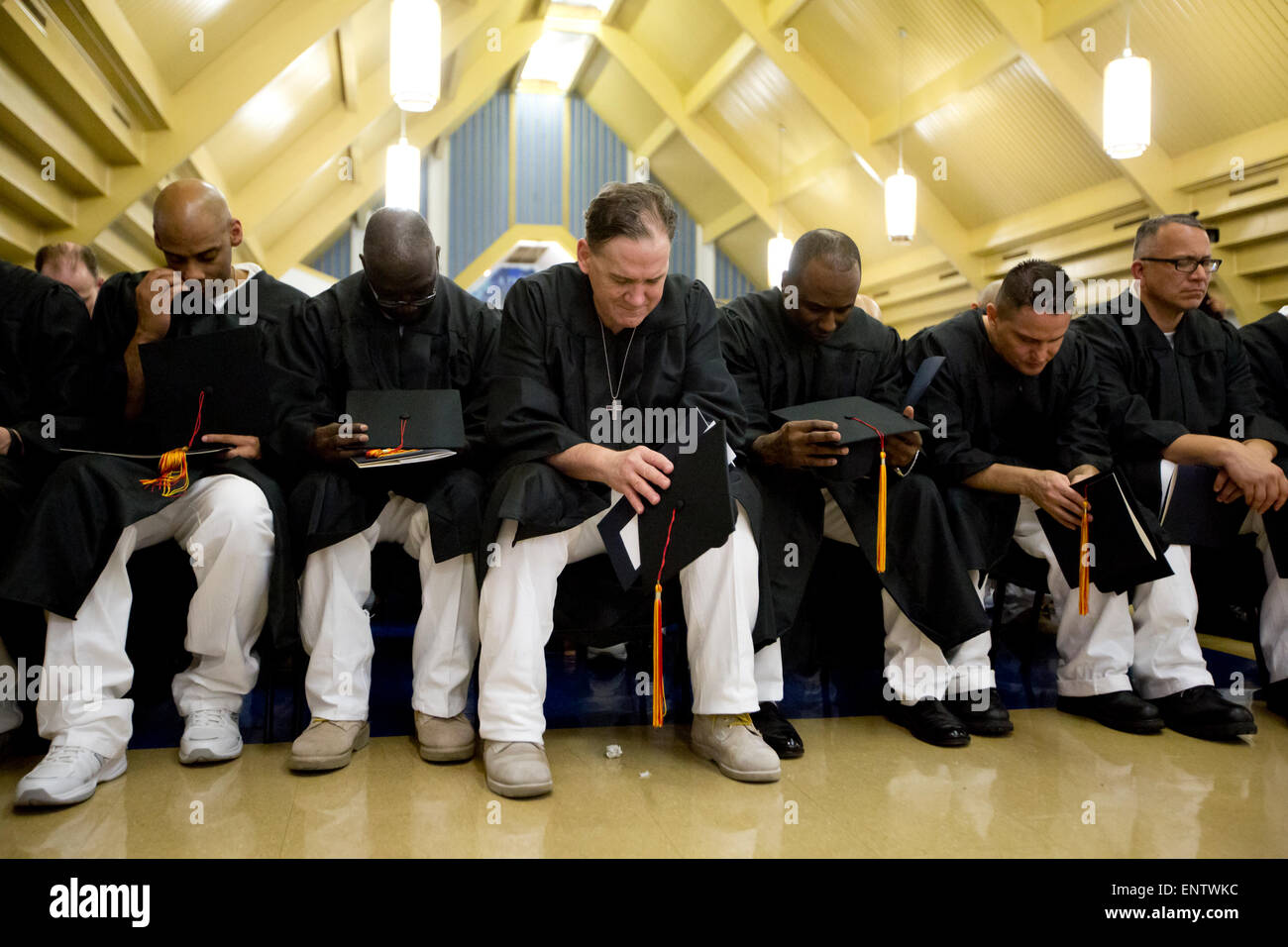 Graduation ceremony of inmates at the maximumsecurity Darrington Unit