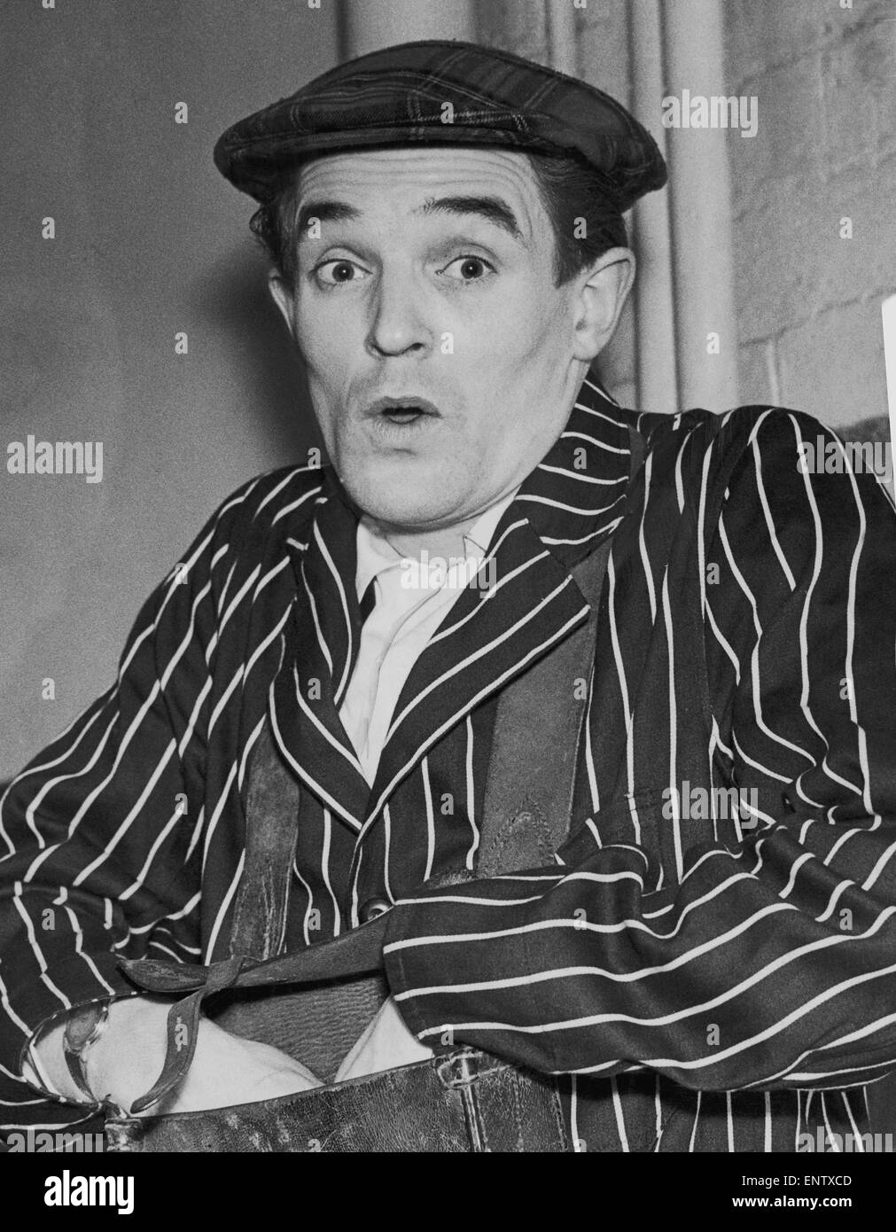 Scottish comedian and performer Jimmy Logan, March 1953. Stock Photo