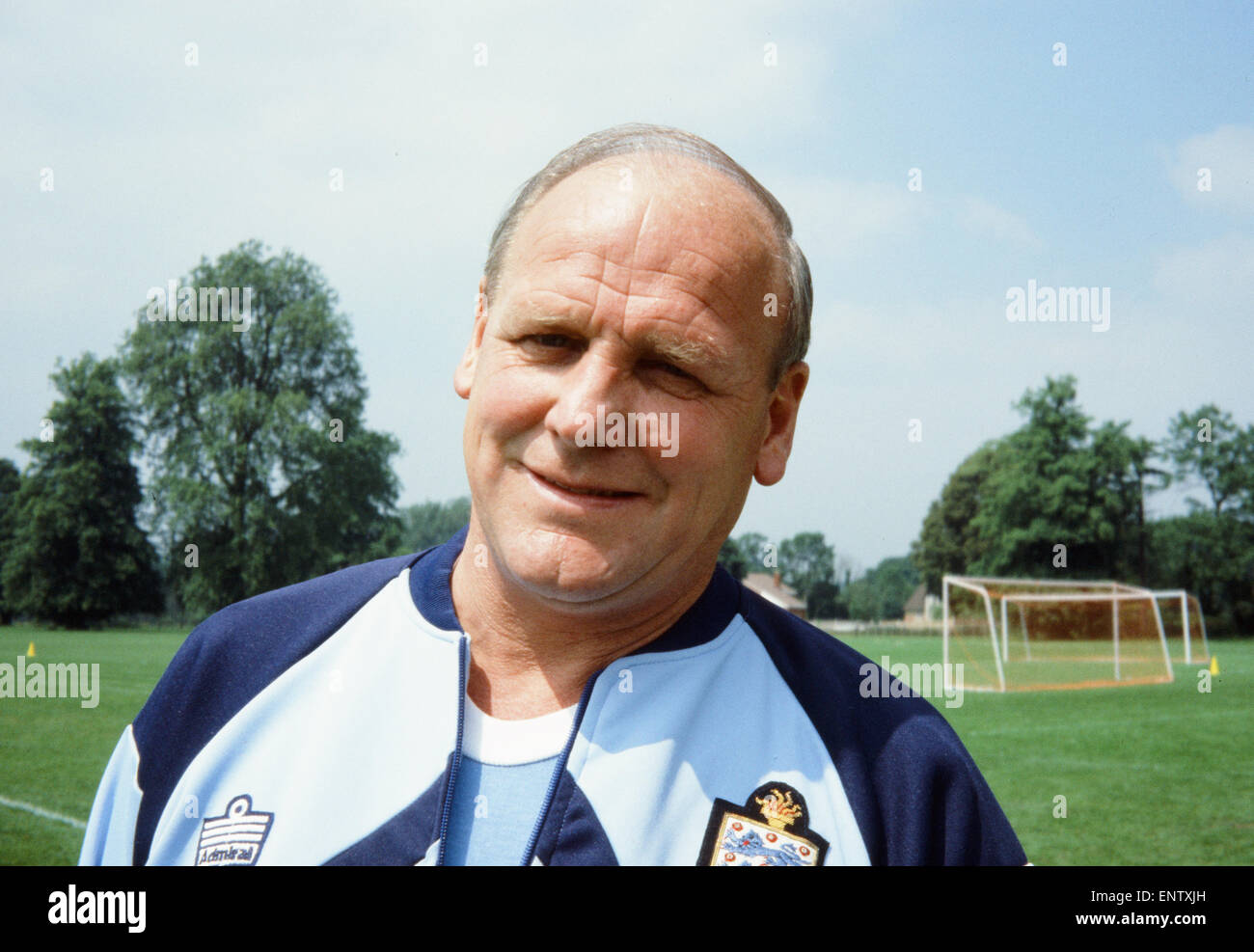 England manager Ron Greenwood ahead of a training session. July 1979. Stock Photo