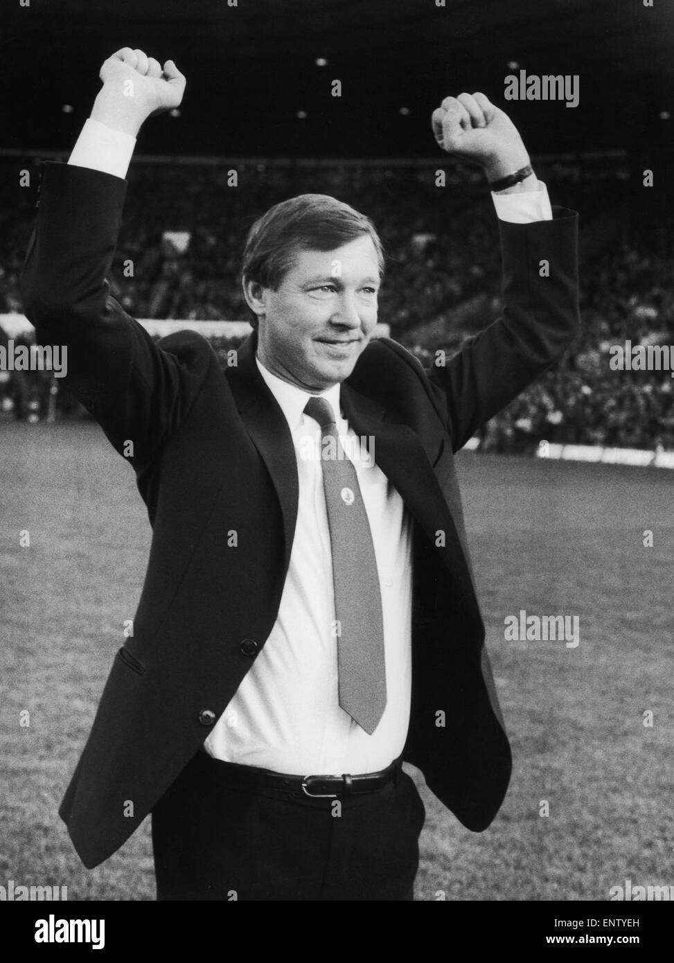 Alex ferguson manchester united 1986 hires stock photography and