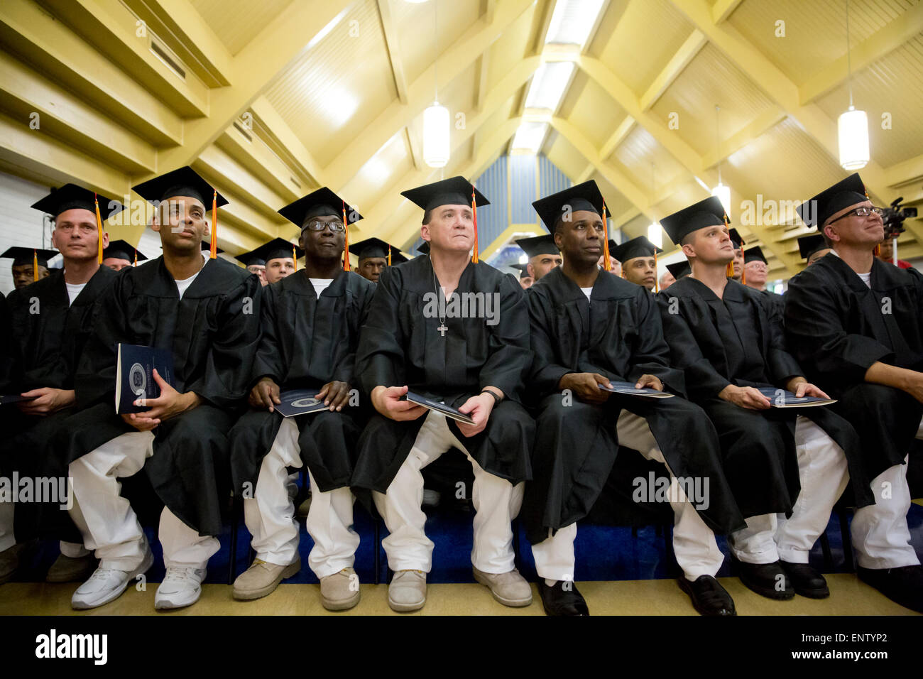 Graduation ceremony of inmates at the maximumsecurity Darrington Unit