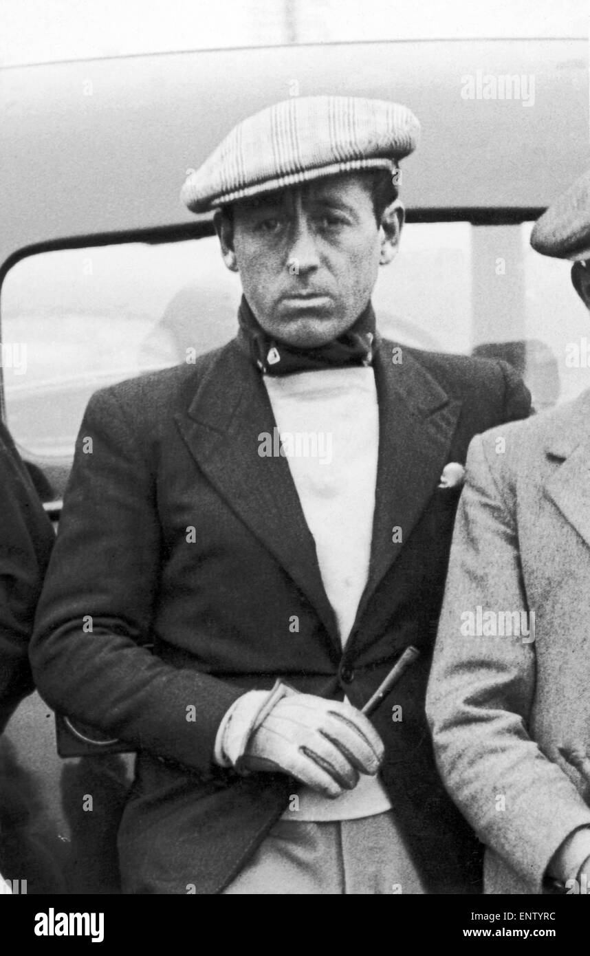 Charlie Smirke one of the greatest jockeys of all times but never the Champion. 15th March 1938 Stock Photo