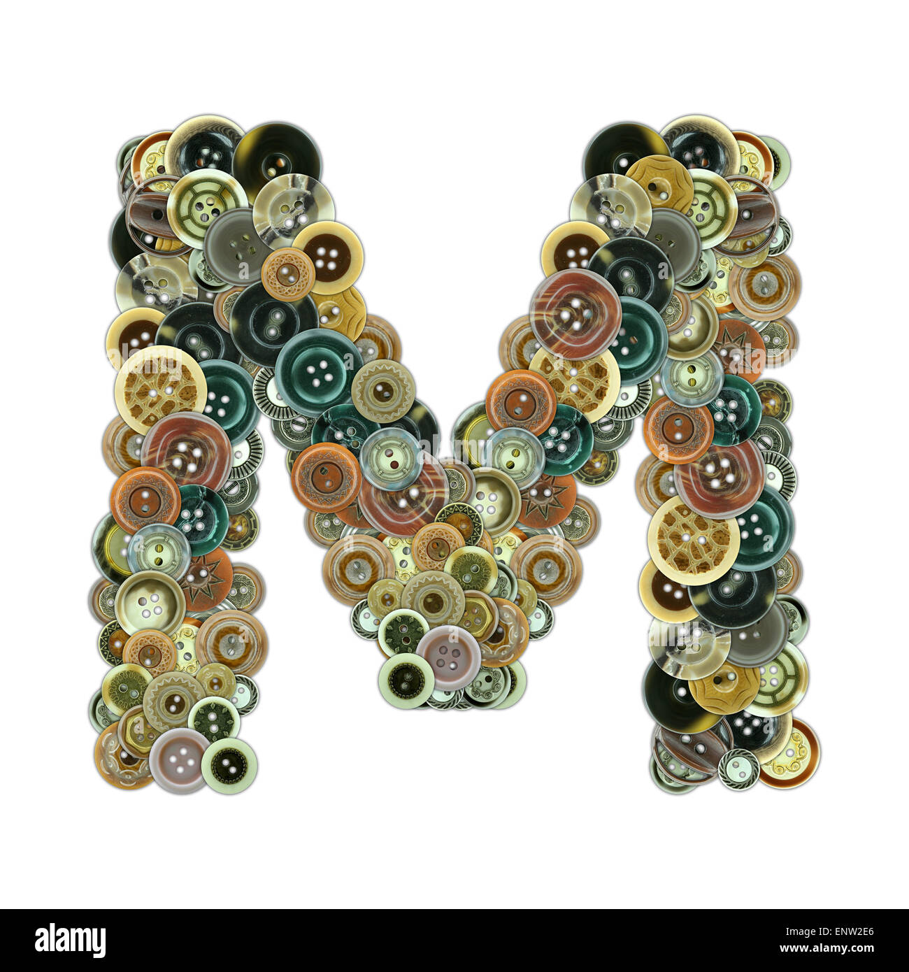 Buttons letter isolated on white Stock Photo - Alamy