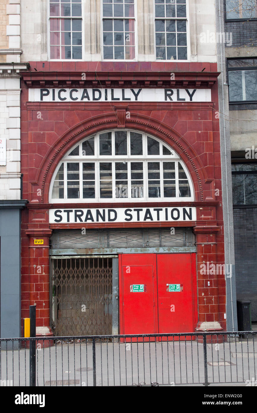 Strand station Ghost station abandoned disused formerly on the ...