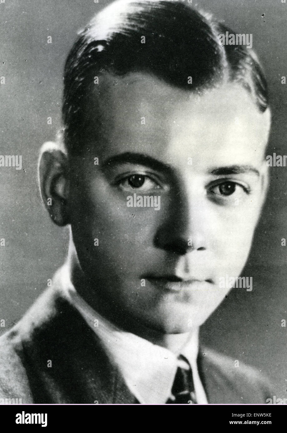 ERNEST LOUGH (1911-2000) English boy soprano Stock Photo