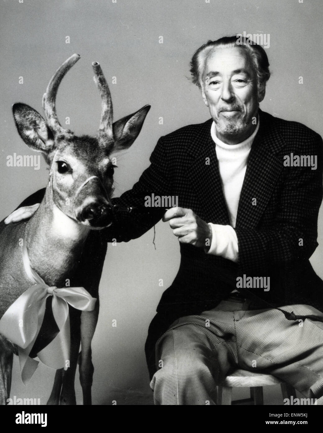 JOHNNY MARKS (1909-1985) American songwriter whose many hits included Rudolph, the Red-Nosed Reindeer Stock Photo