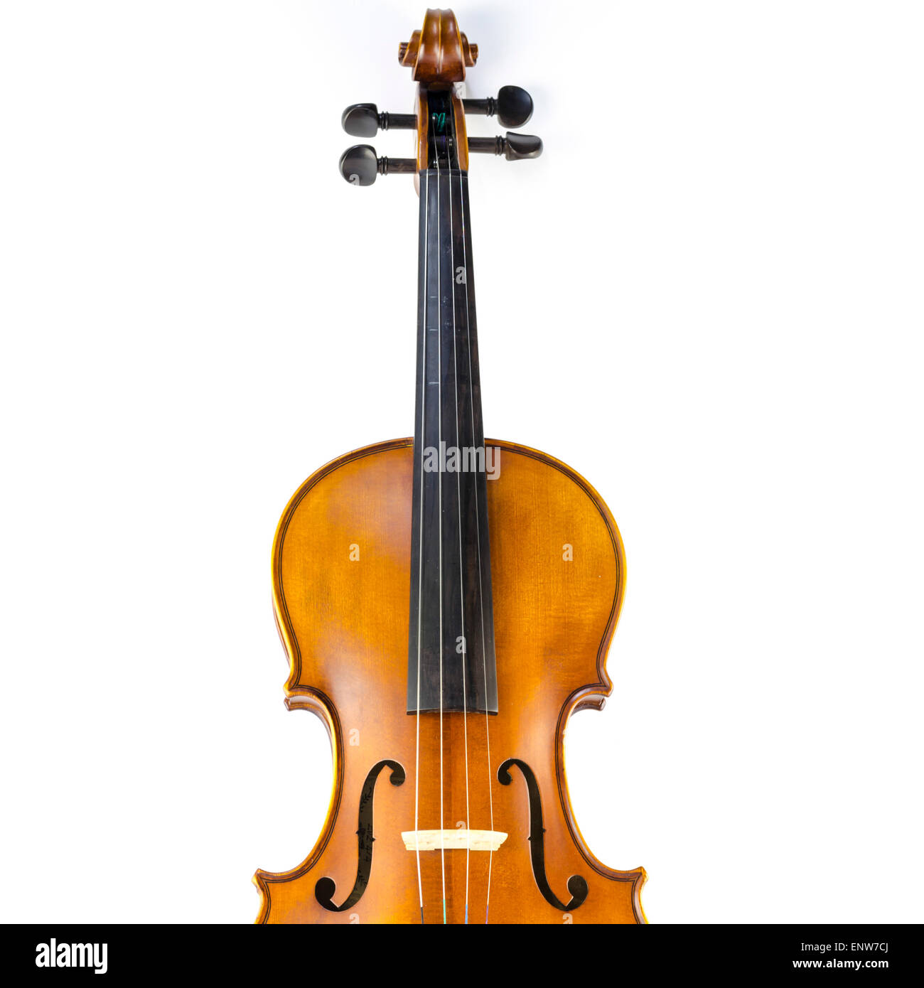 music string instrument violin isolated on white background Stock Photo