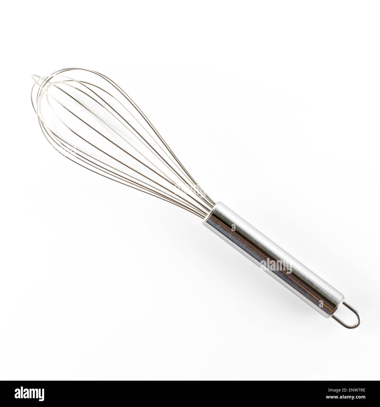 kitchen tools egg whisk on a white background Stock Photo Alamy
