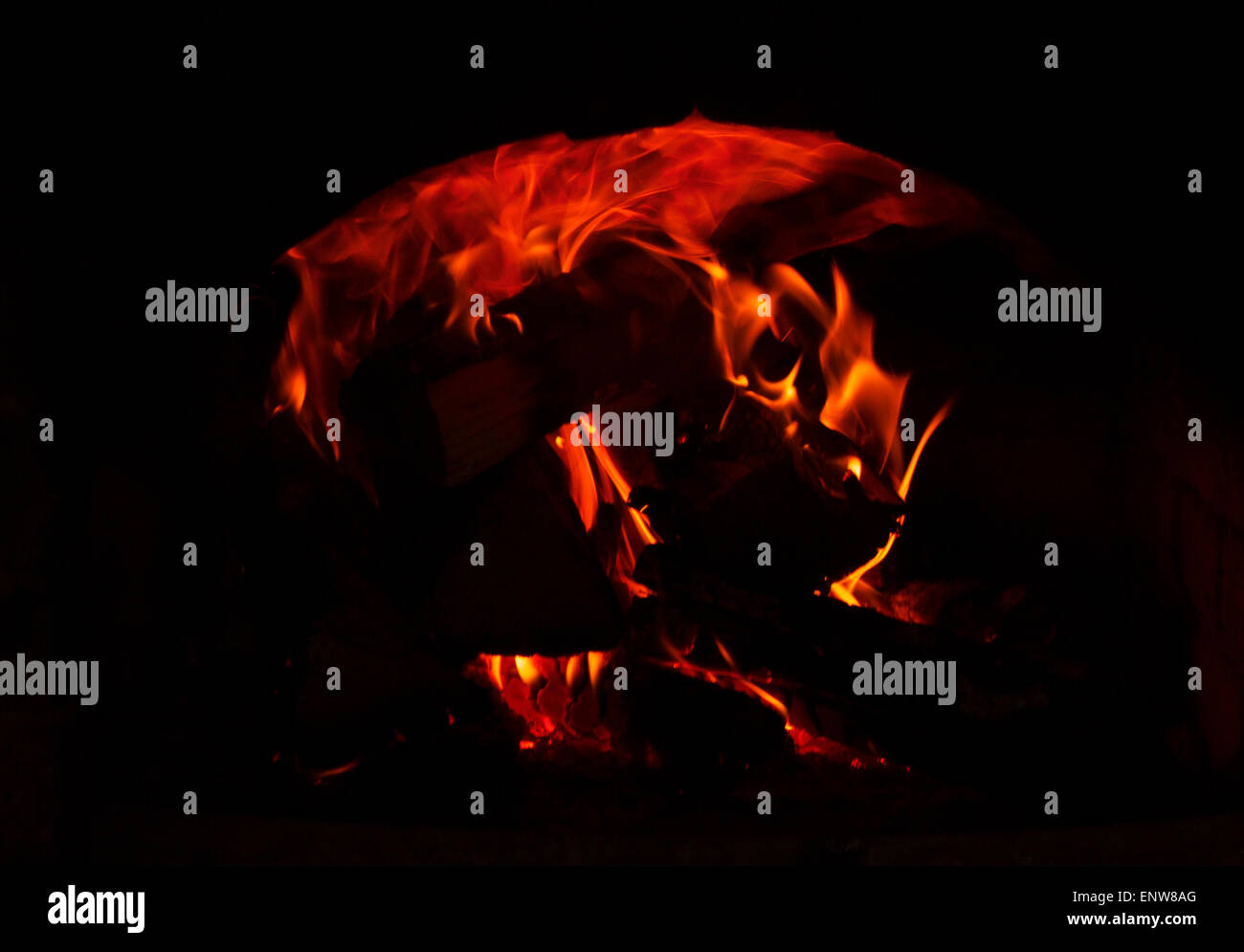close up of fire in fireplace Stock Photo - Alamy