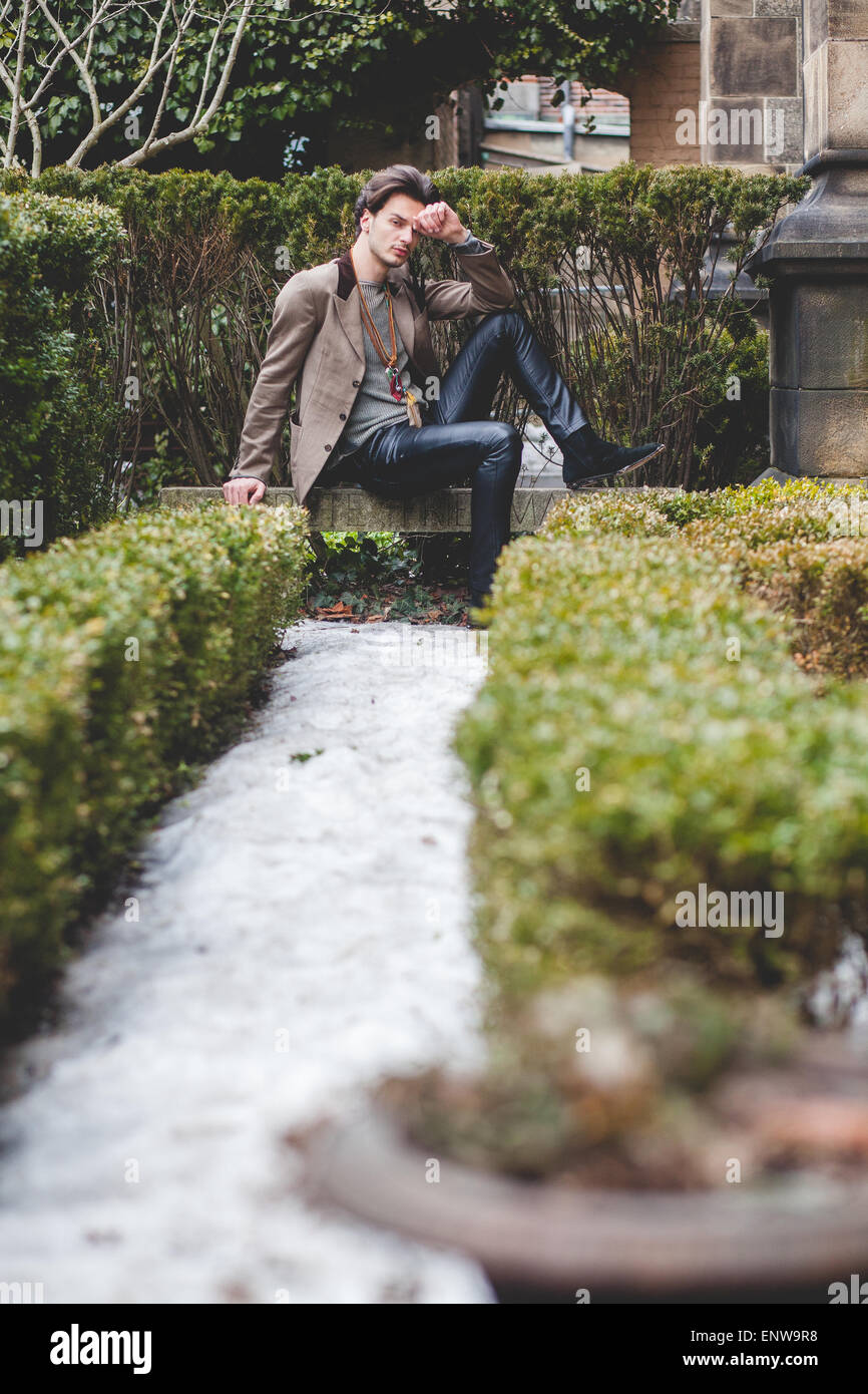 Male model suit hi-res stock photography and images - Alamy