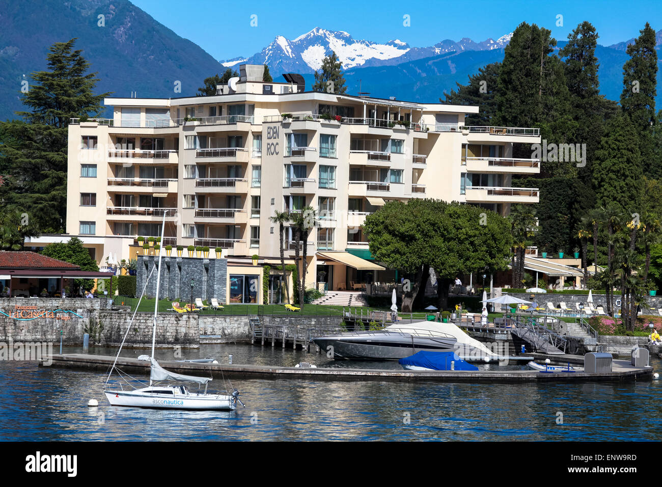 Hotel Eden Roc In Ascona Stock Photo Alamy